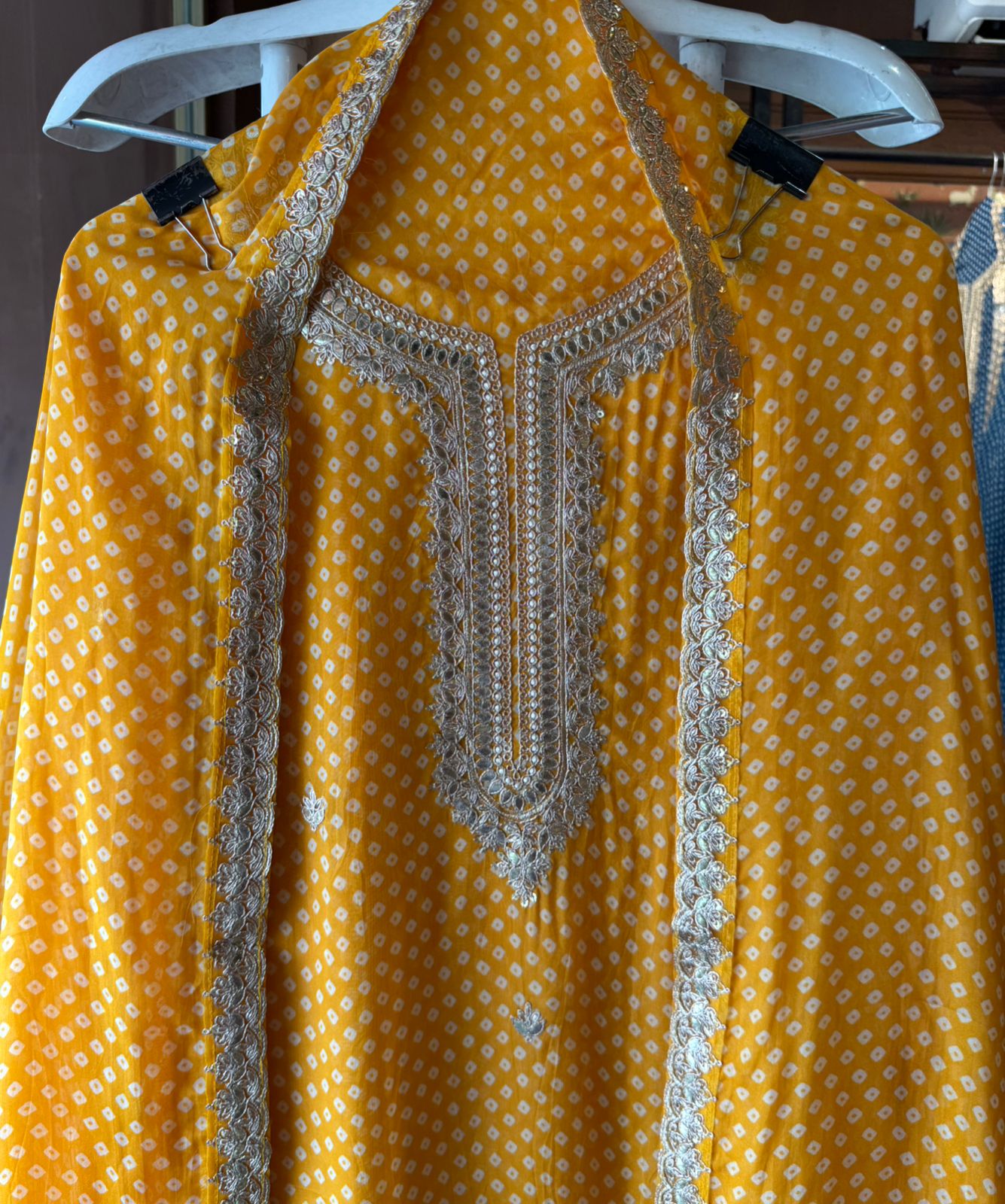 Soft digital printed bandhani shirts