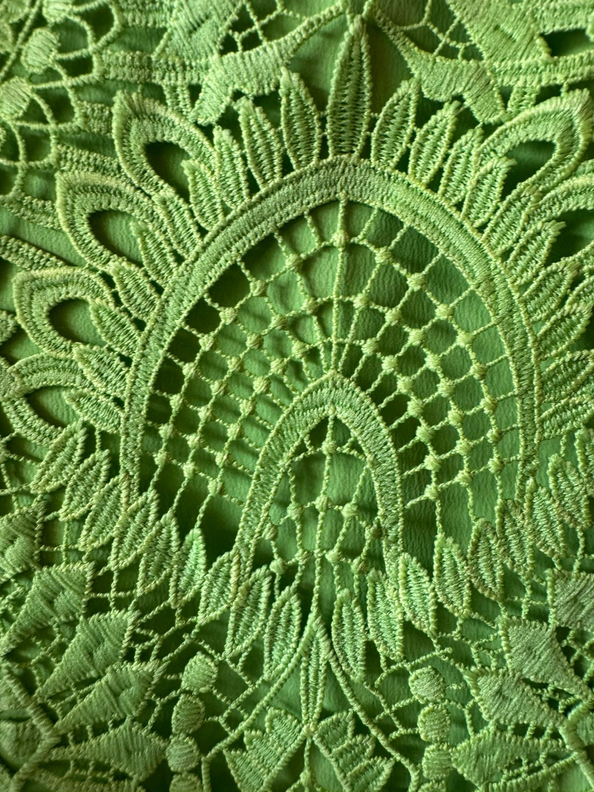 Stitched Long Crochet kurta