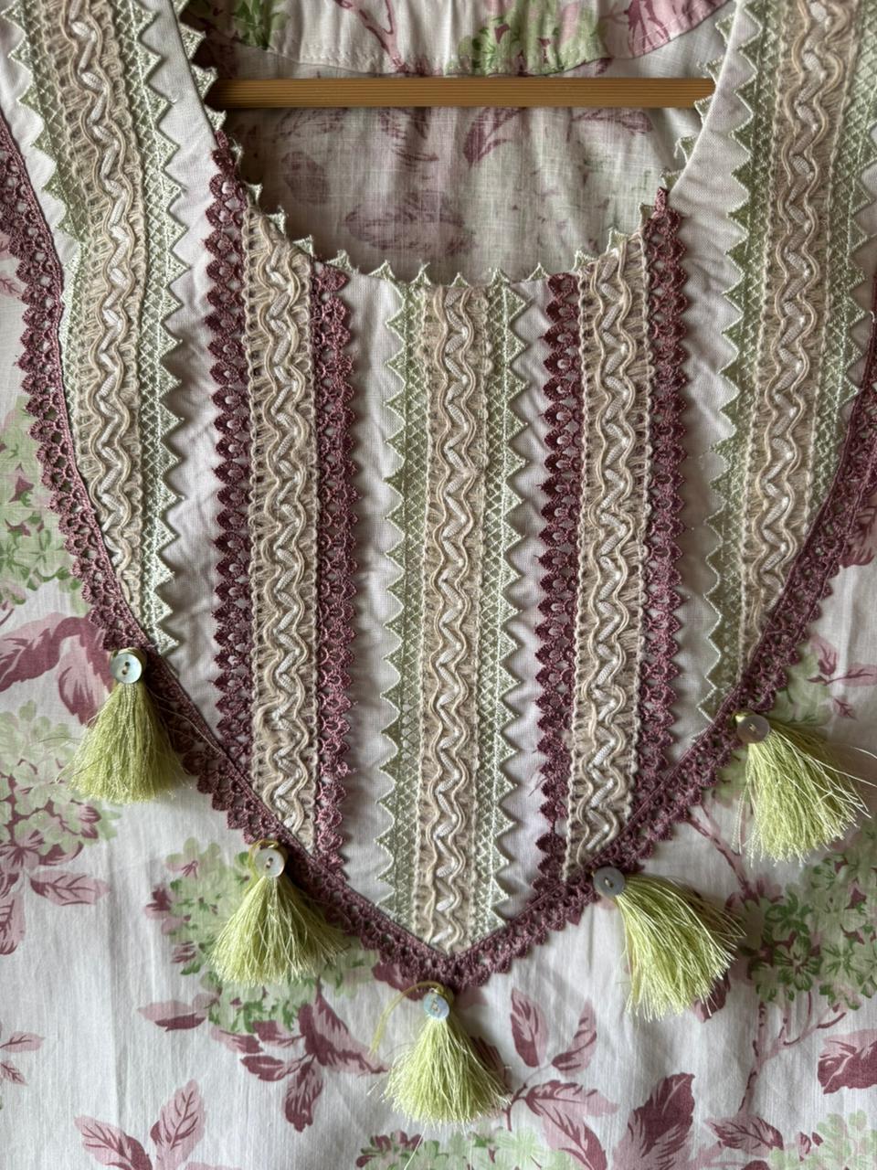 Pure Cotton linen digital printed Stitched Set