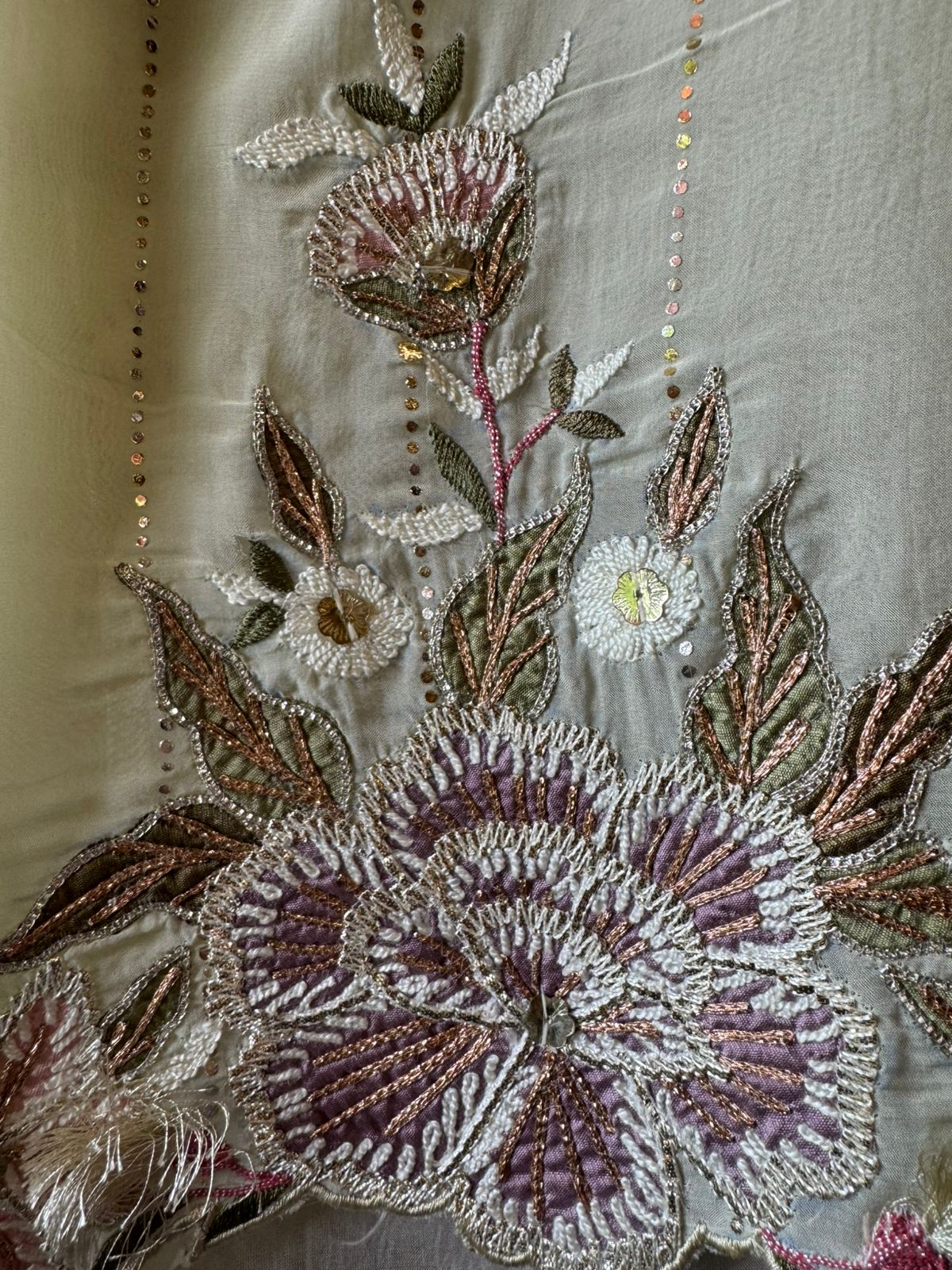 Soft organza Unstitched suit