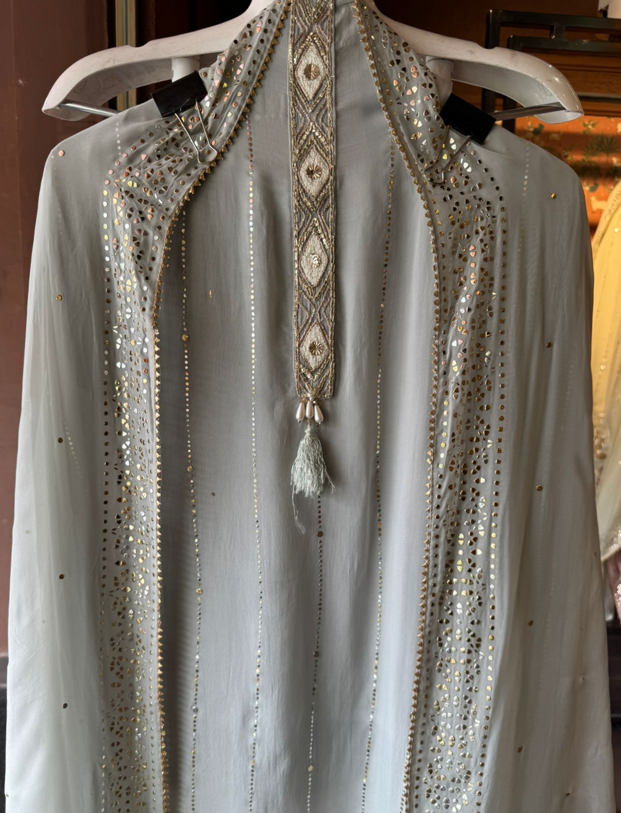 Soft organza Unstitched suit