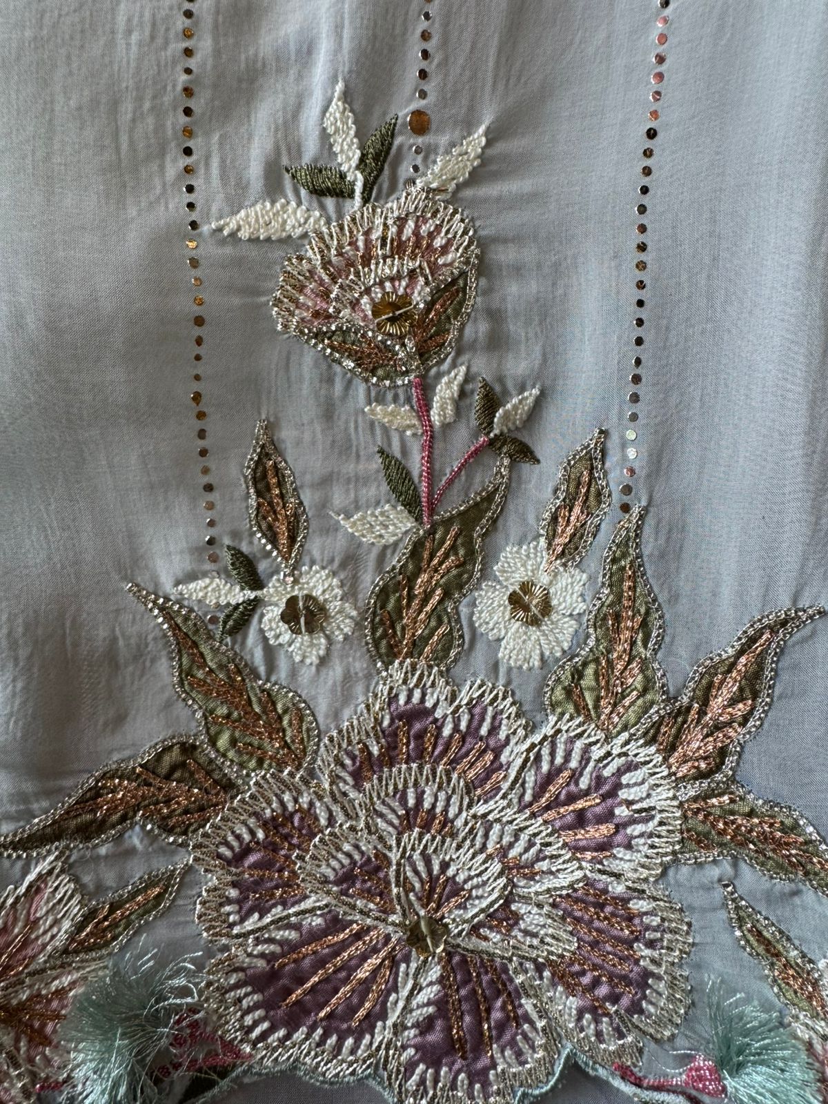 Soft organza Unstitched suit