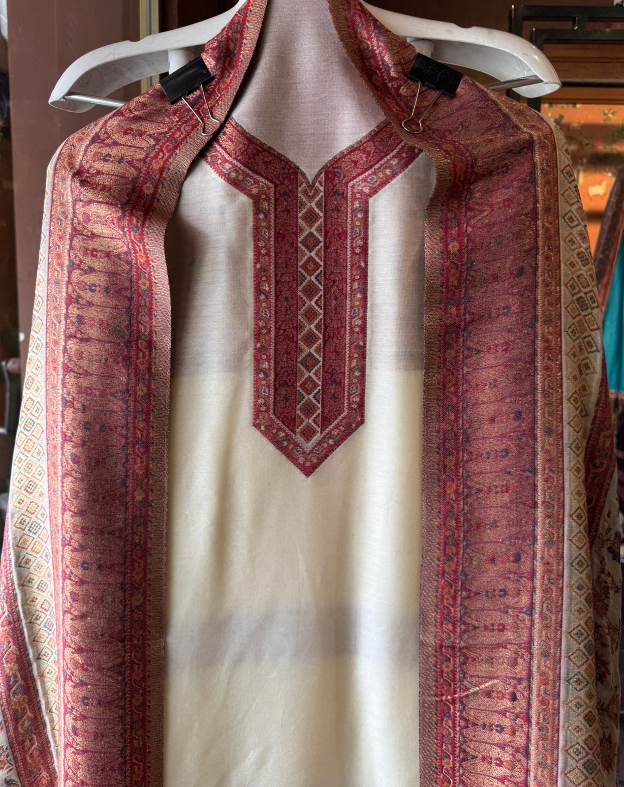 Pure Organza Silk Unstitched suit