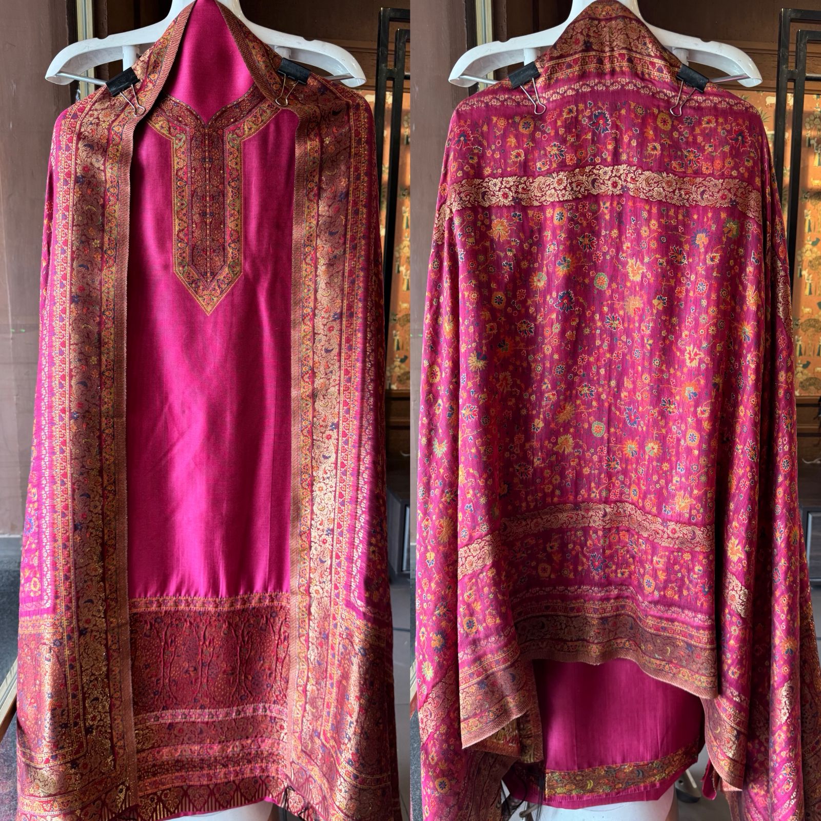 Pure Organza Silk Unstitched suit