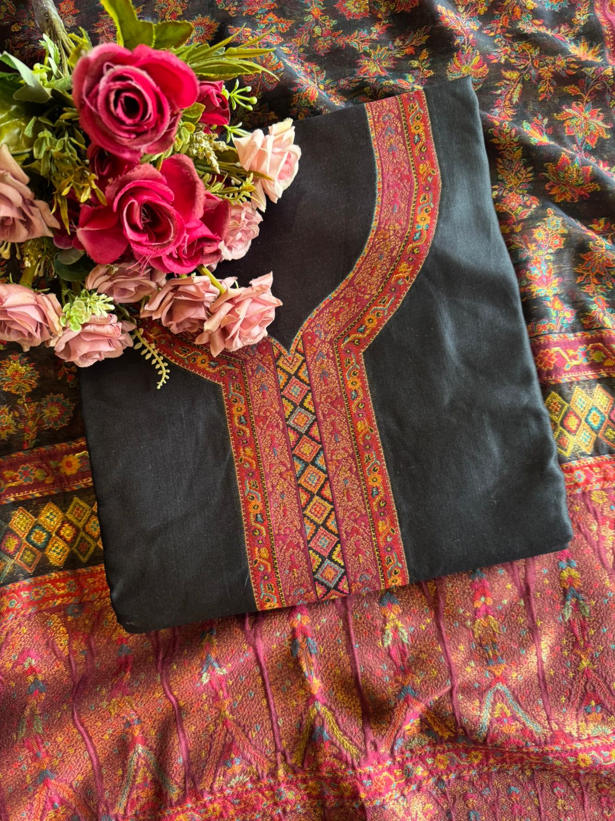 Pure Organza Silk Unstitched suit