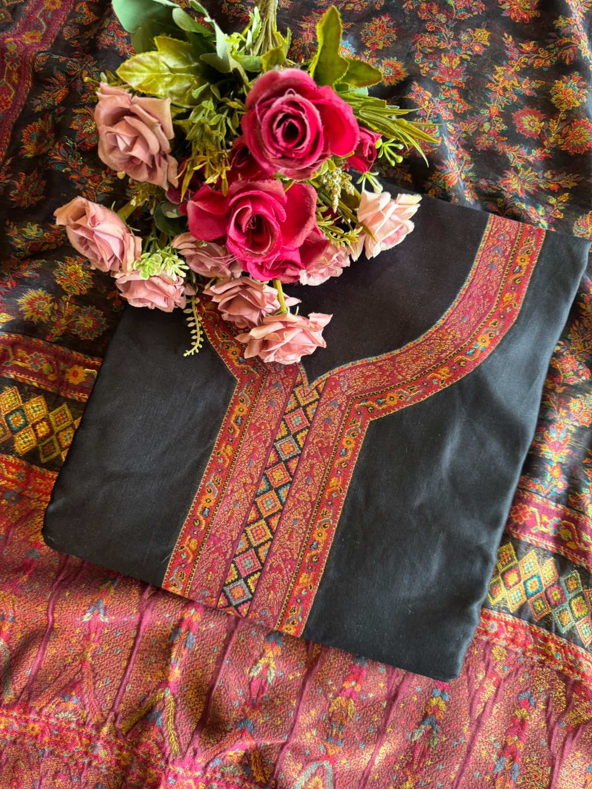 Pure Organza Silk Unstitched suit