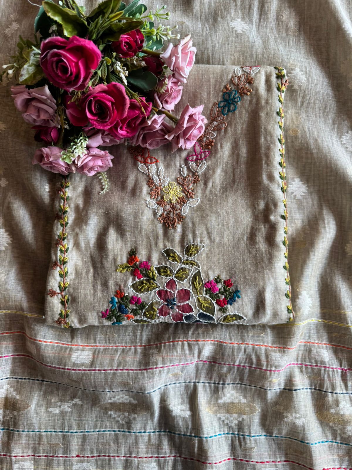 kurta Is On pure Mul Jamdaani