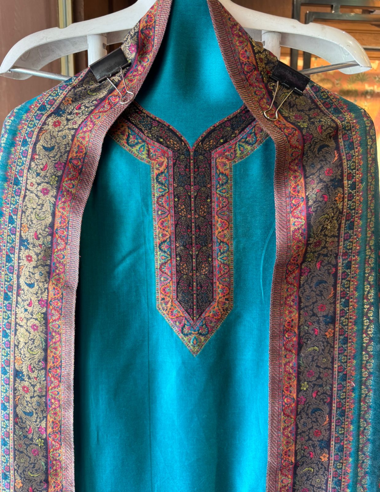 Pure Organza Silk Unstitched suit