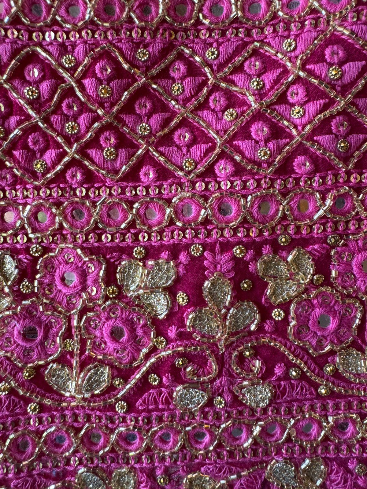 Pure Georgette Lakhnavi shirt Unstitched