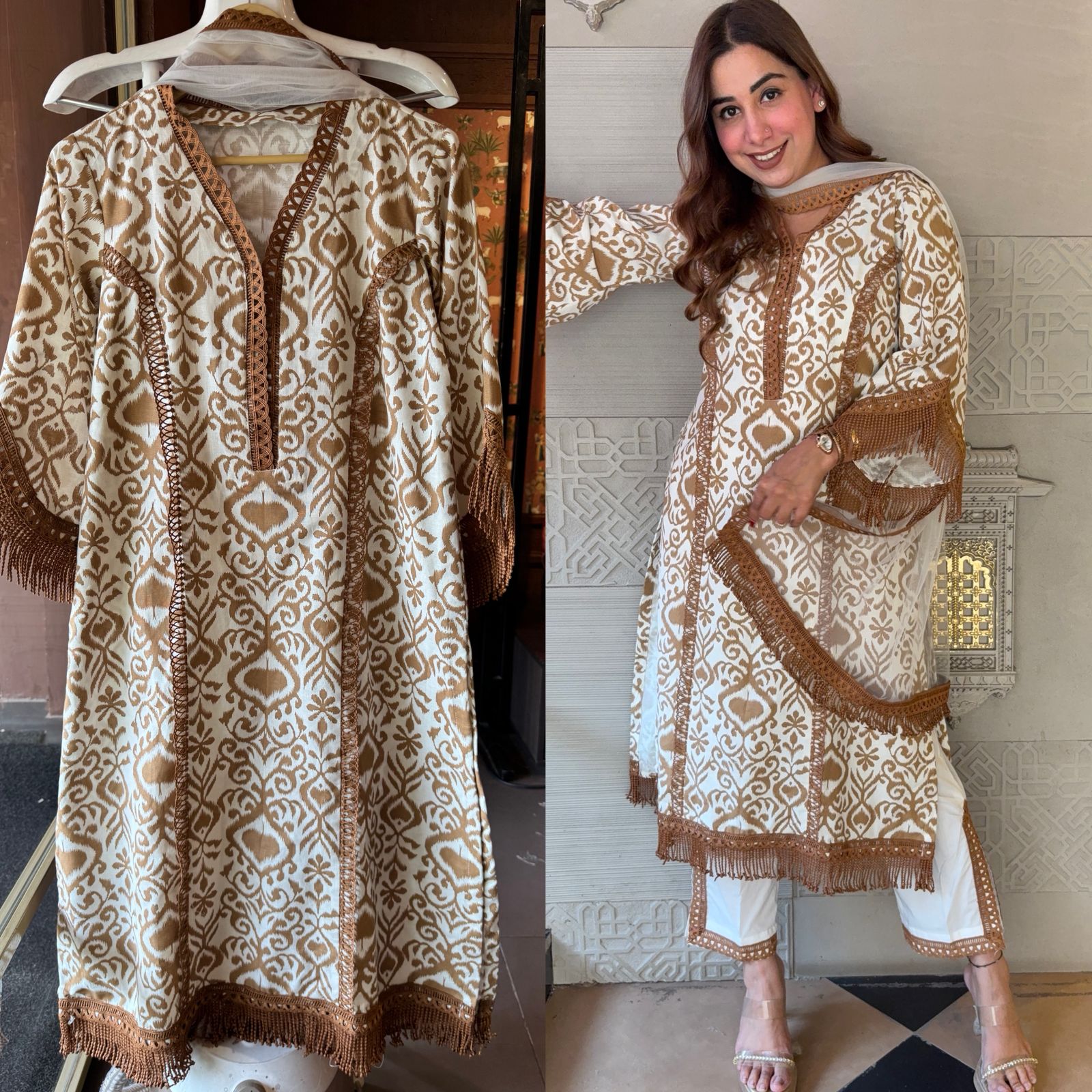 Pure Heavy Cotton stitched Shirt