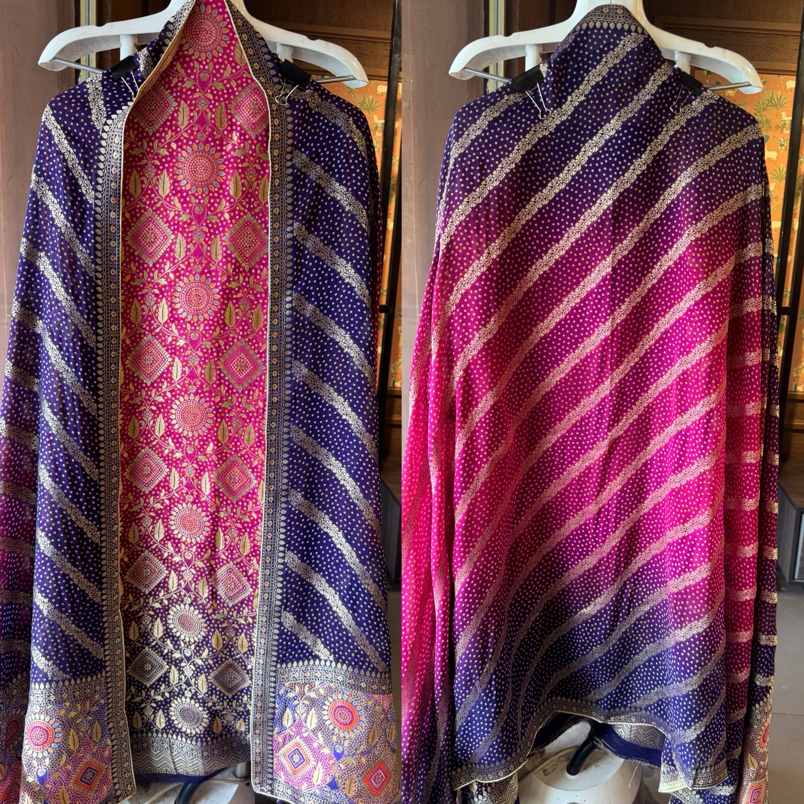 New banarsi collections With ombré shading