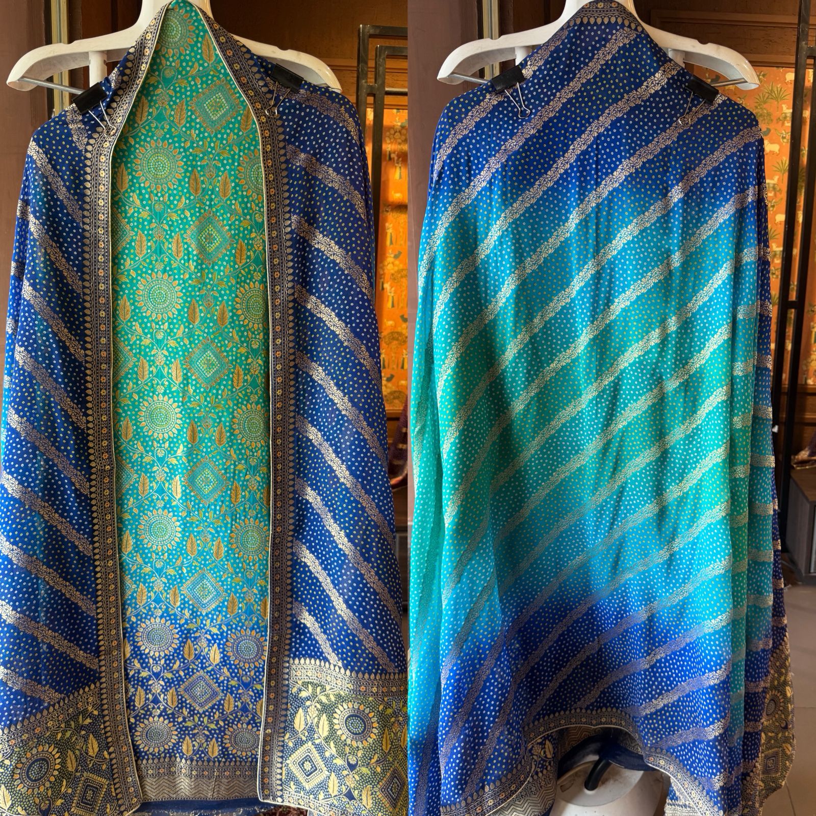 New banarsi collections With ombré shading