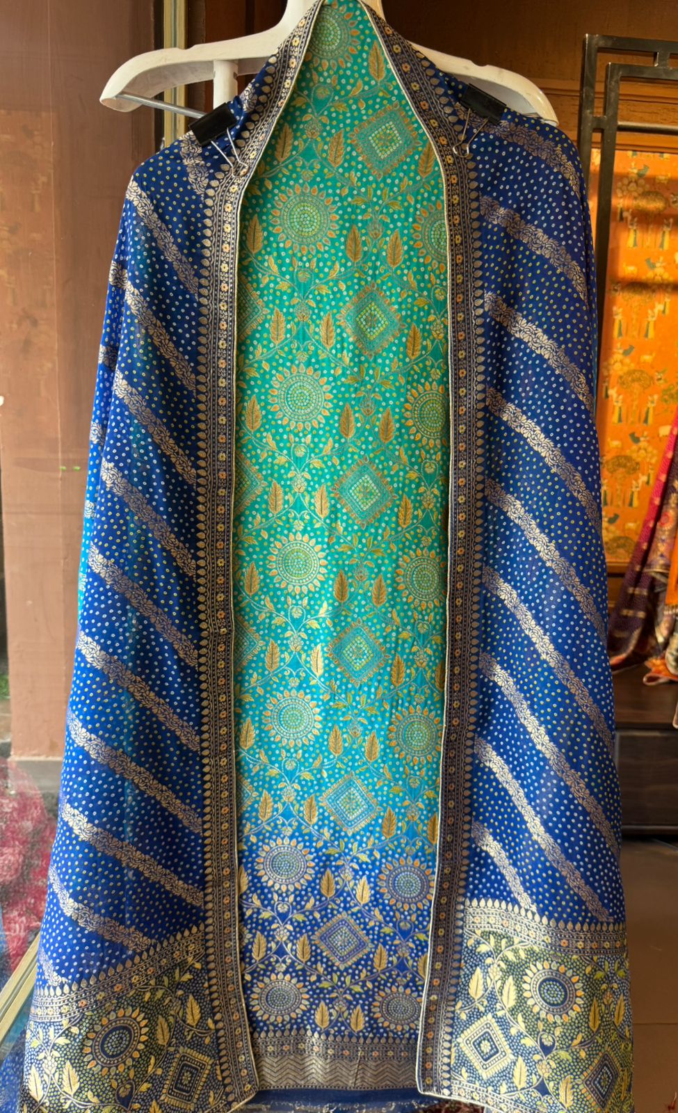 New banarsi collections With ombré shading