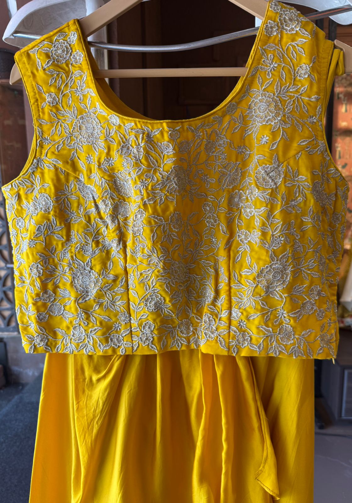 Stitched Set with Jacket ,Beautiful cross stitch embroidery