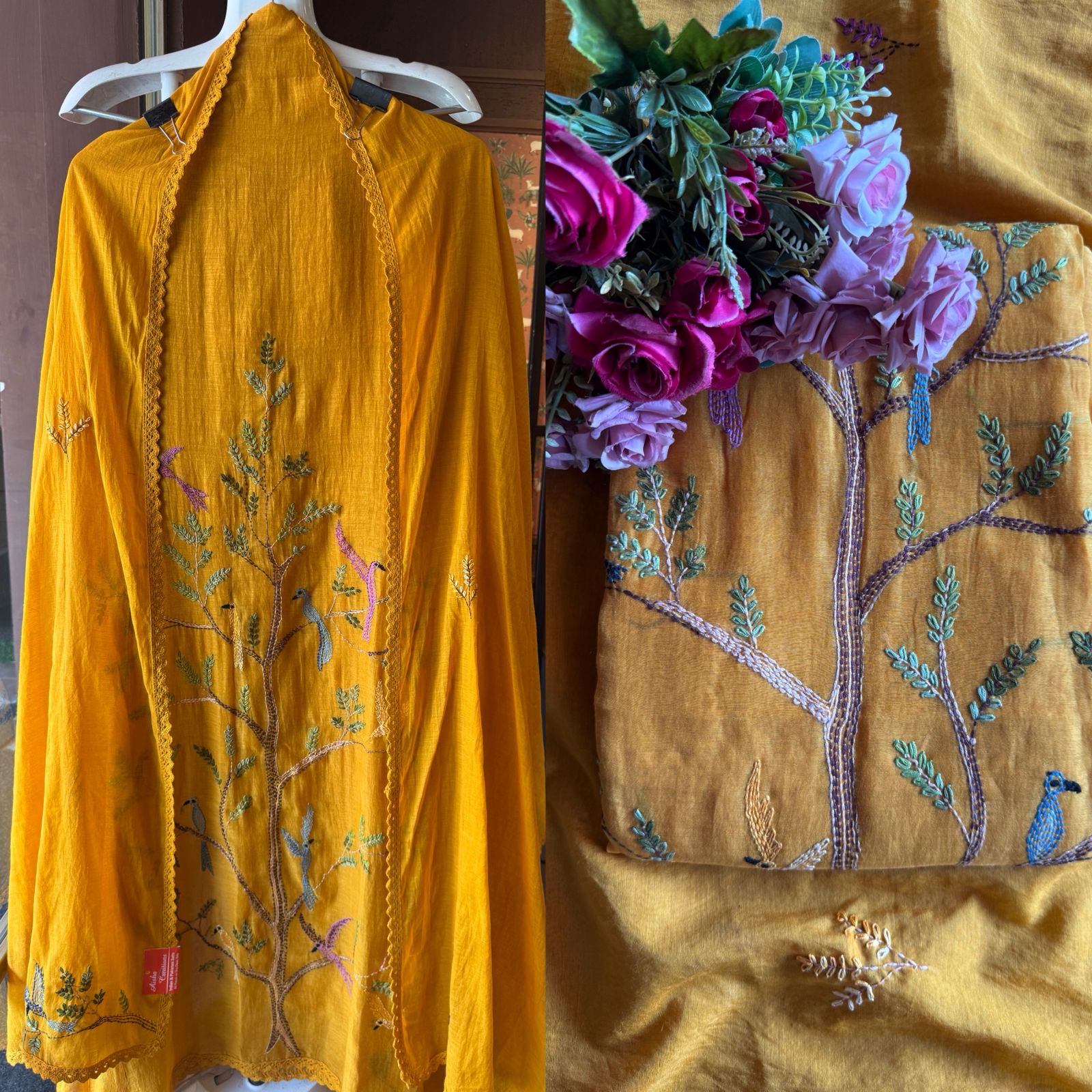 Pure Mul cotton Unstitched Suit