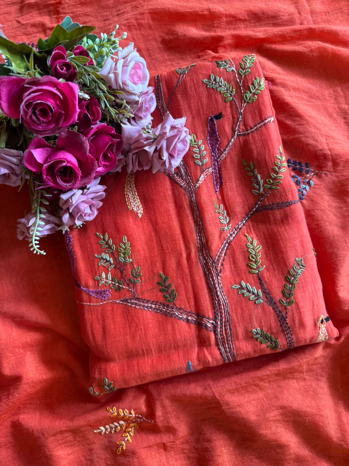 Pure Mul cotton Unstitched Suit