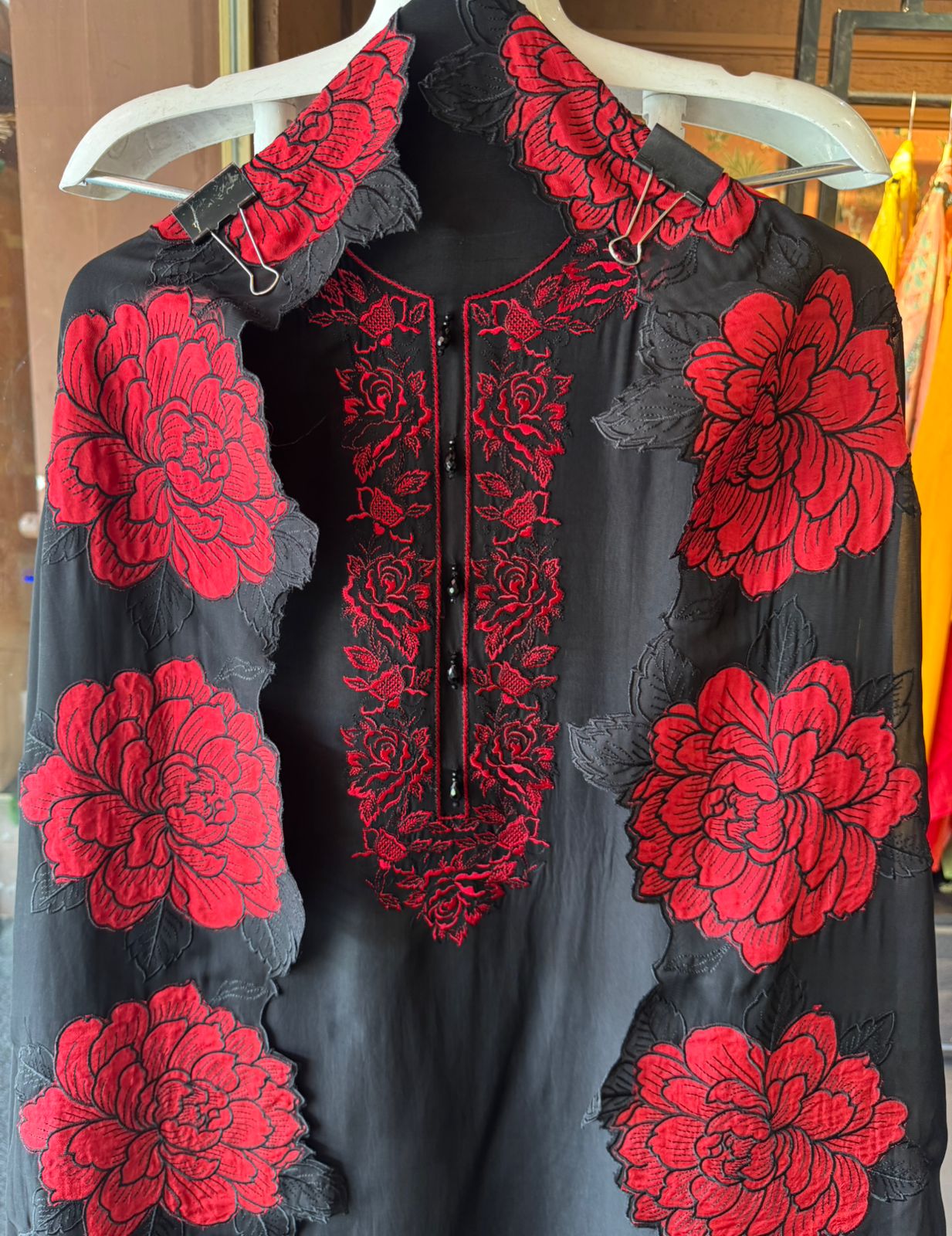 Soft organza Unstitched Suit