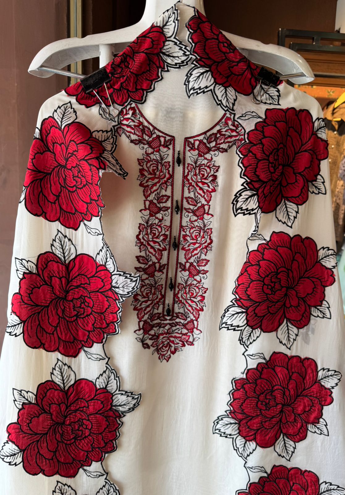 Soft organza Unstitched Suit