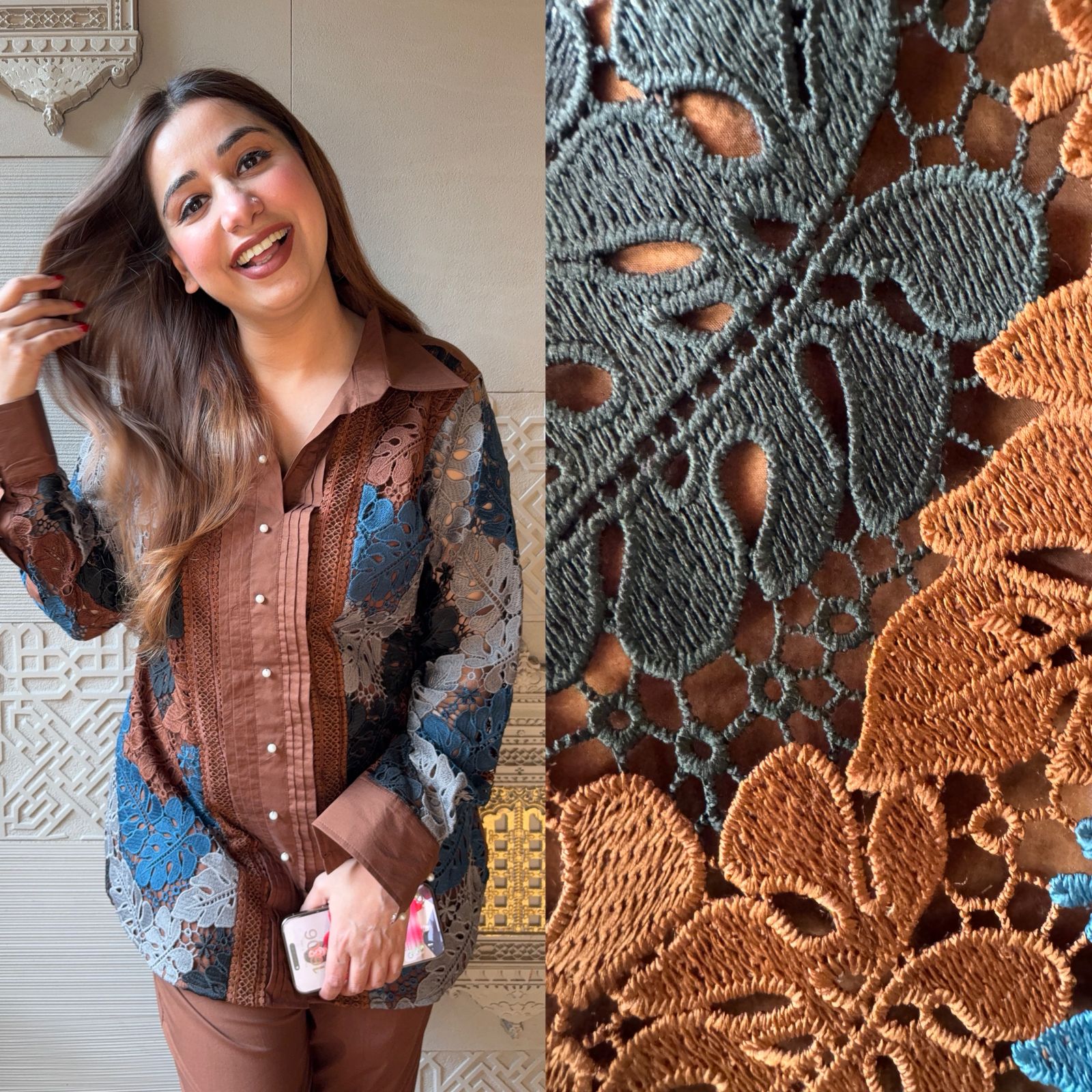 Designer Cotton coord Set