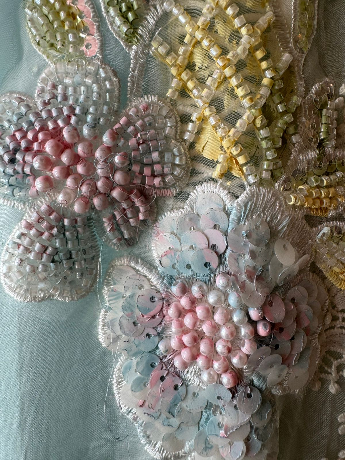 soft organza with Beautiful lacy front pannel