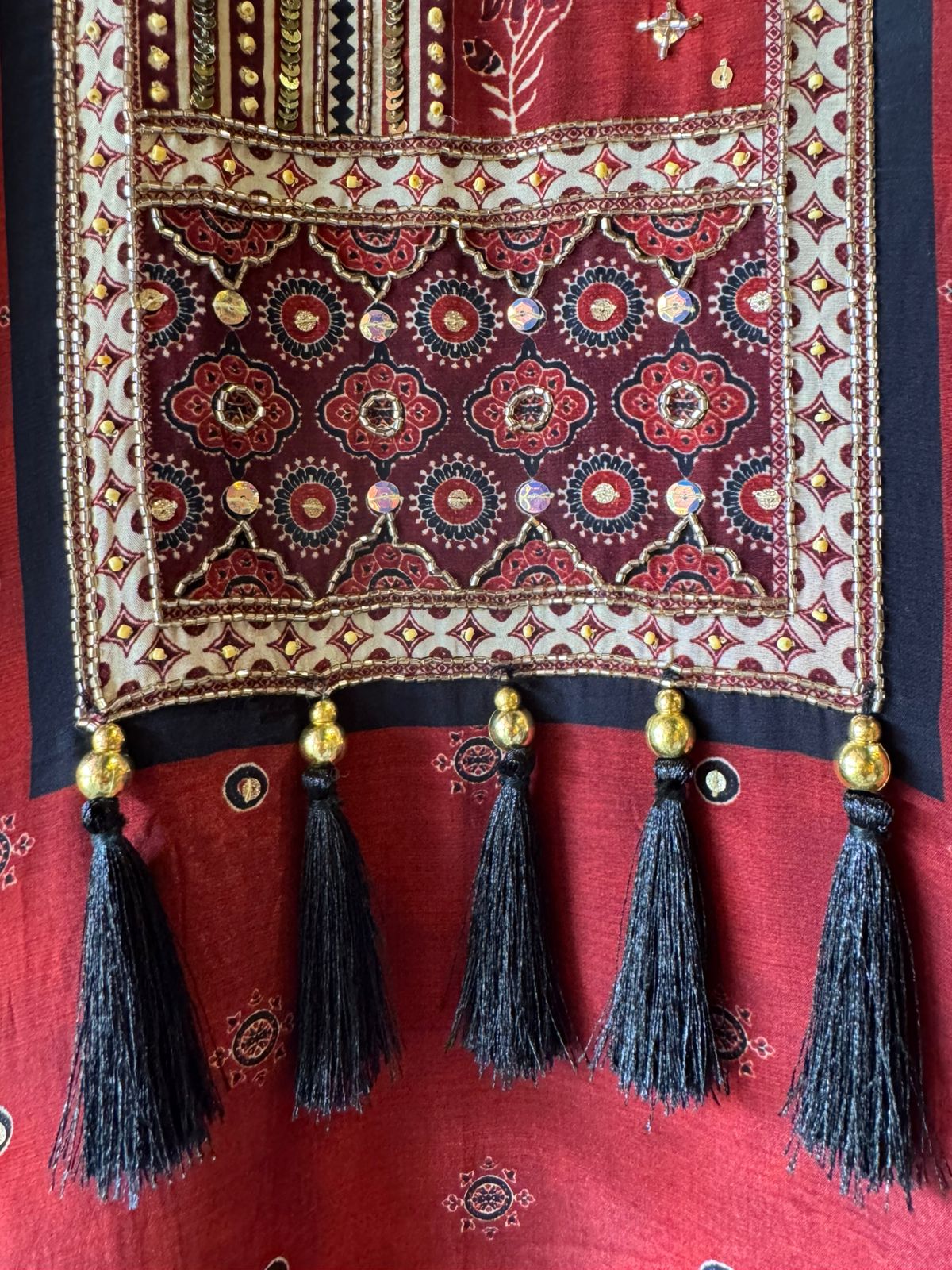 Pure digital printed Crepe Stitched suit