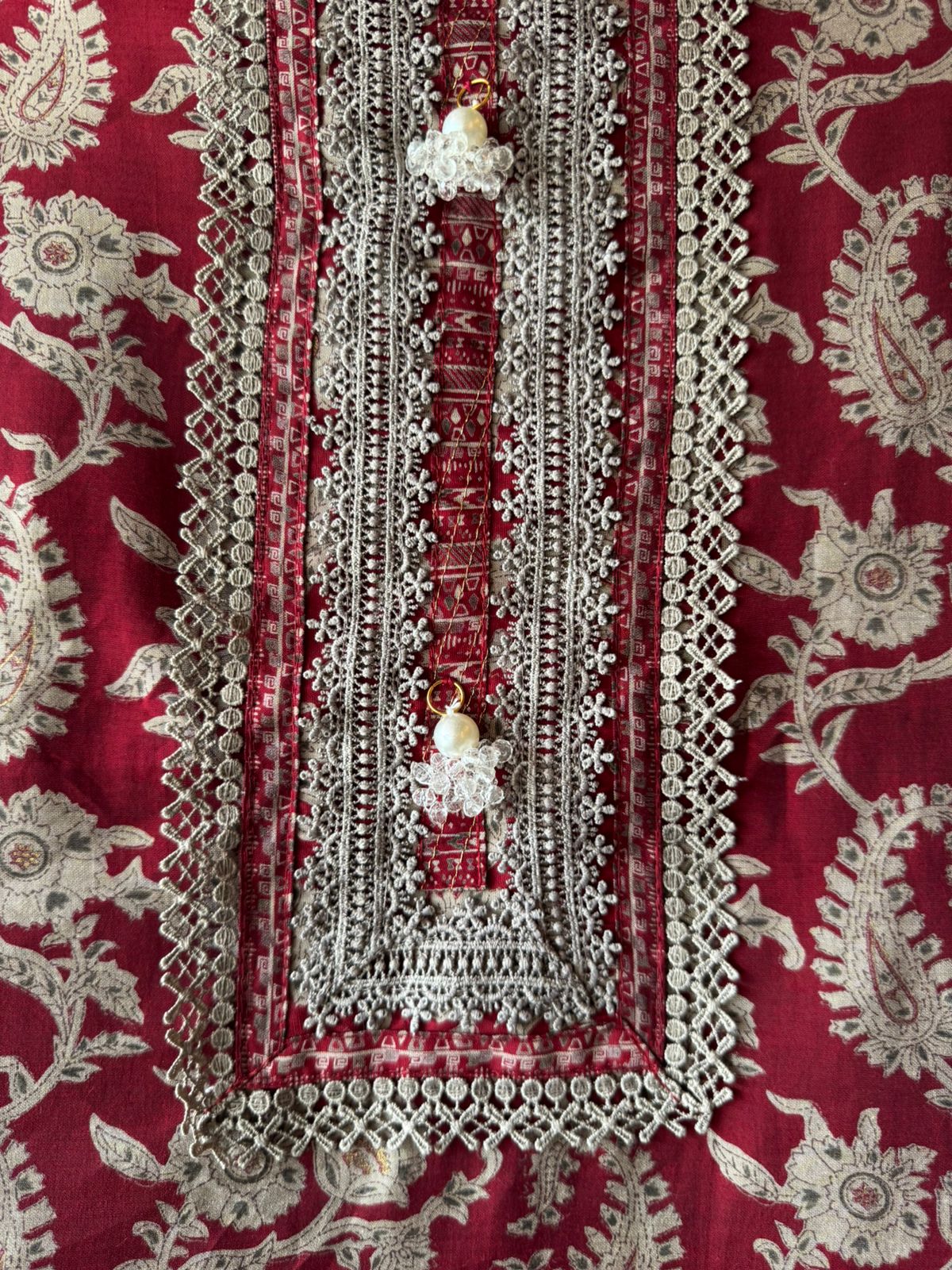 Mul Mul cotton Muslin Unstitched Suit