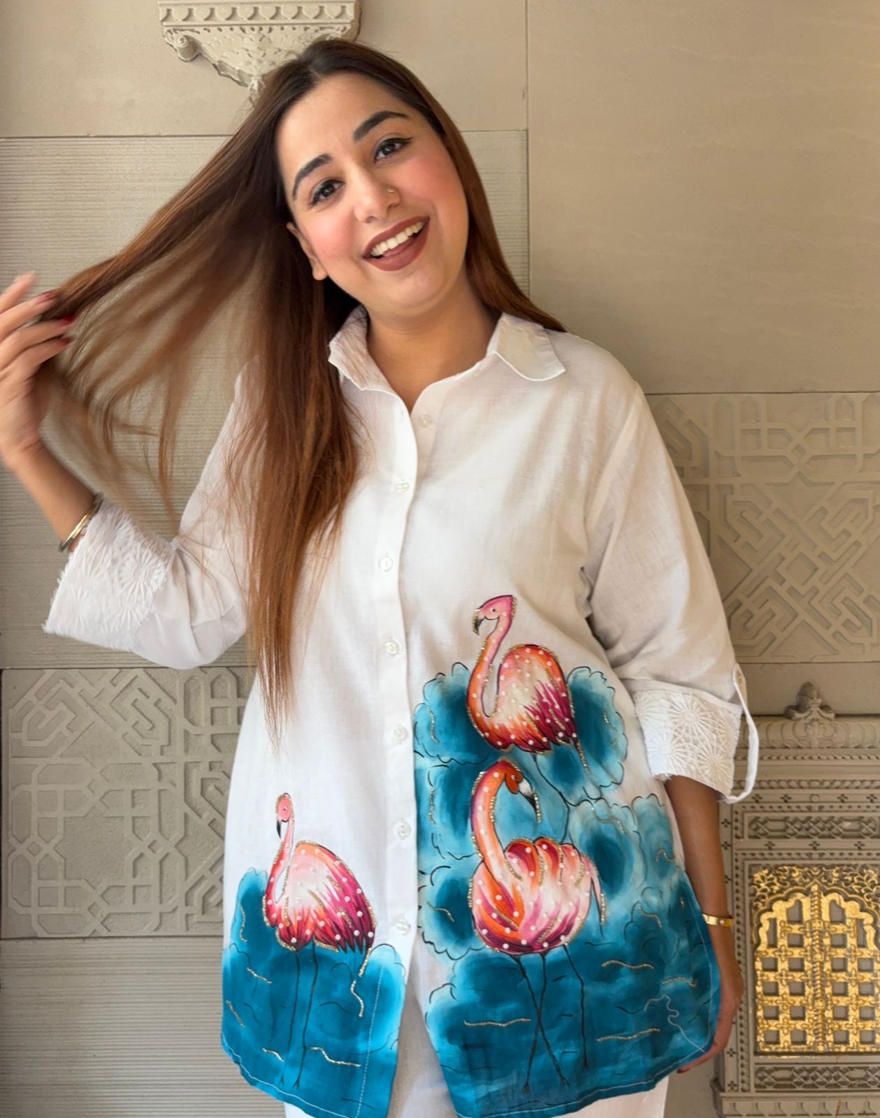 Pure cotton linen Coord set