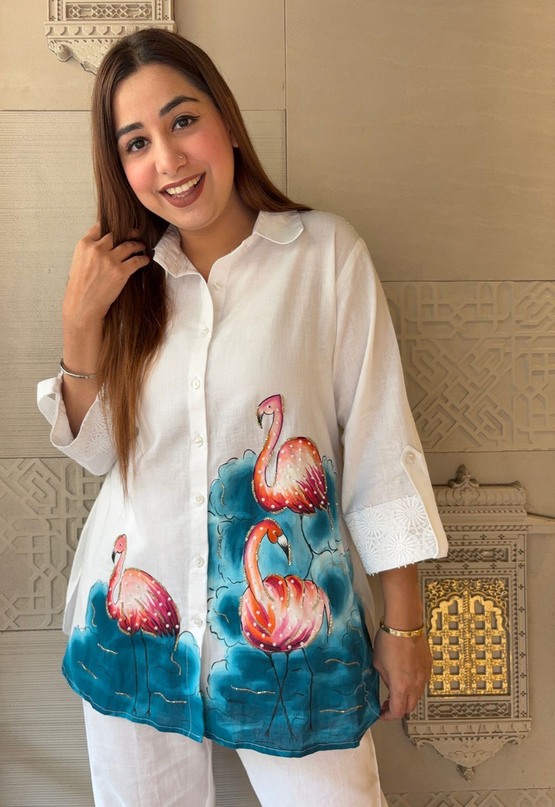 Pure cotton linen Coord set