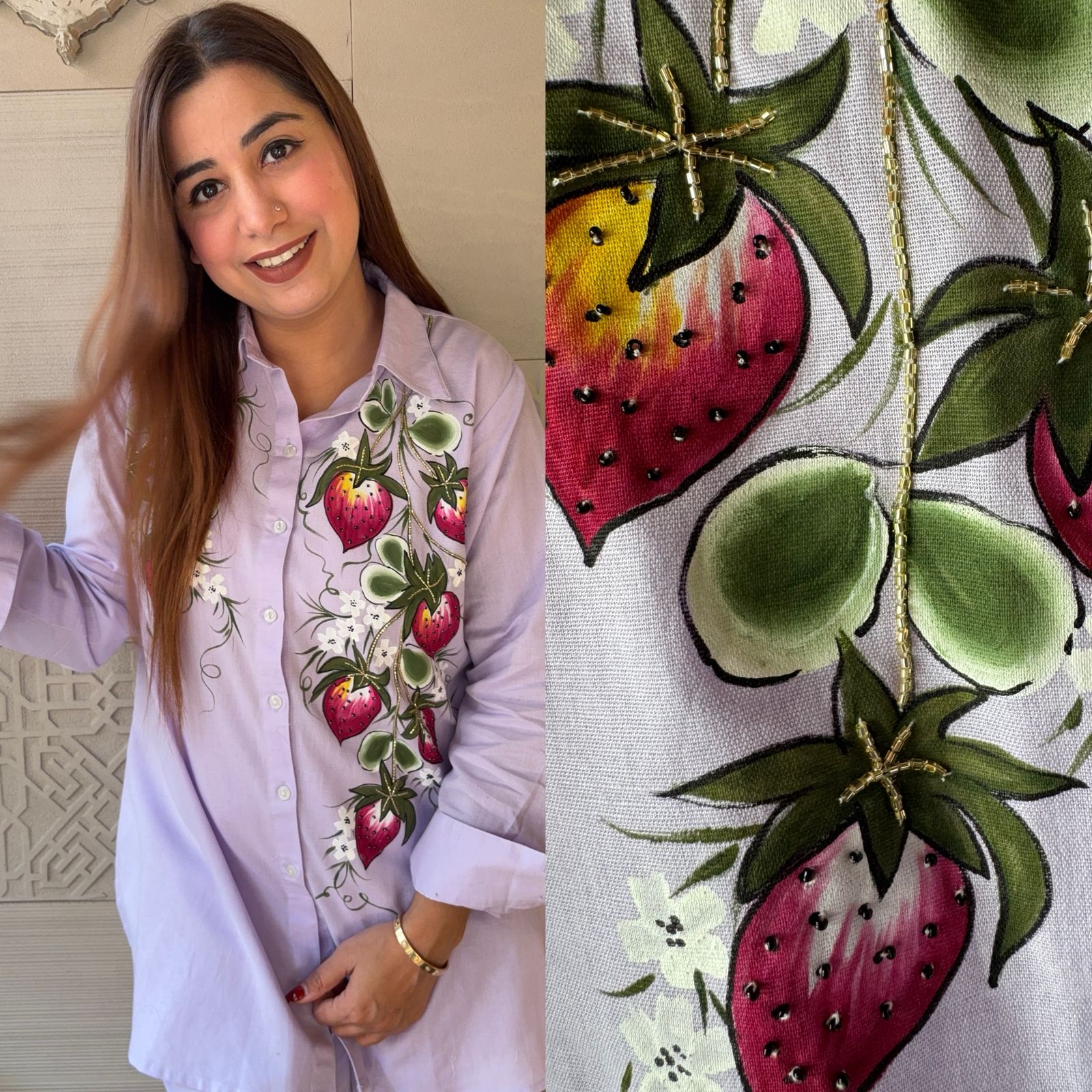 Pure cotton linen Coord set