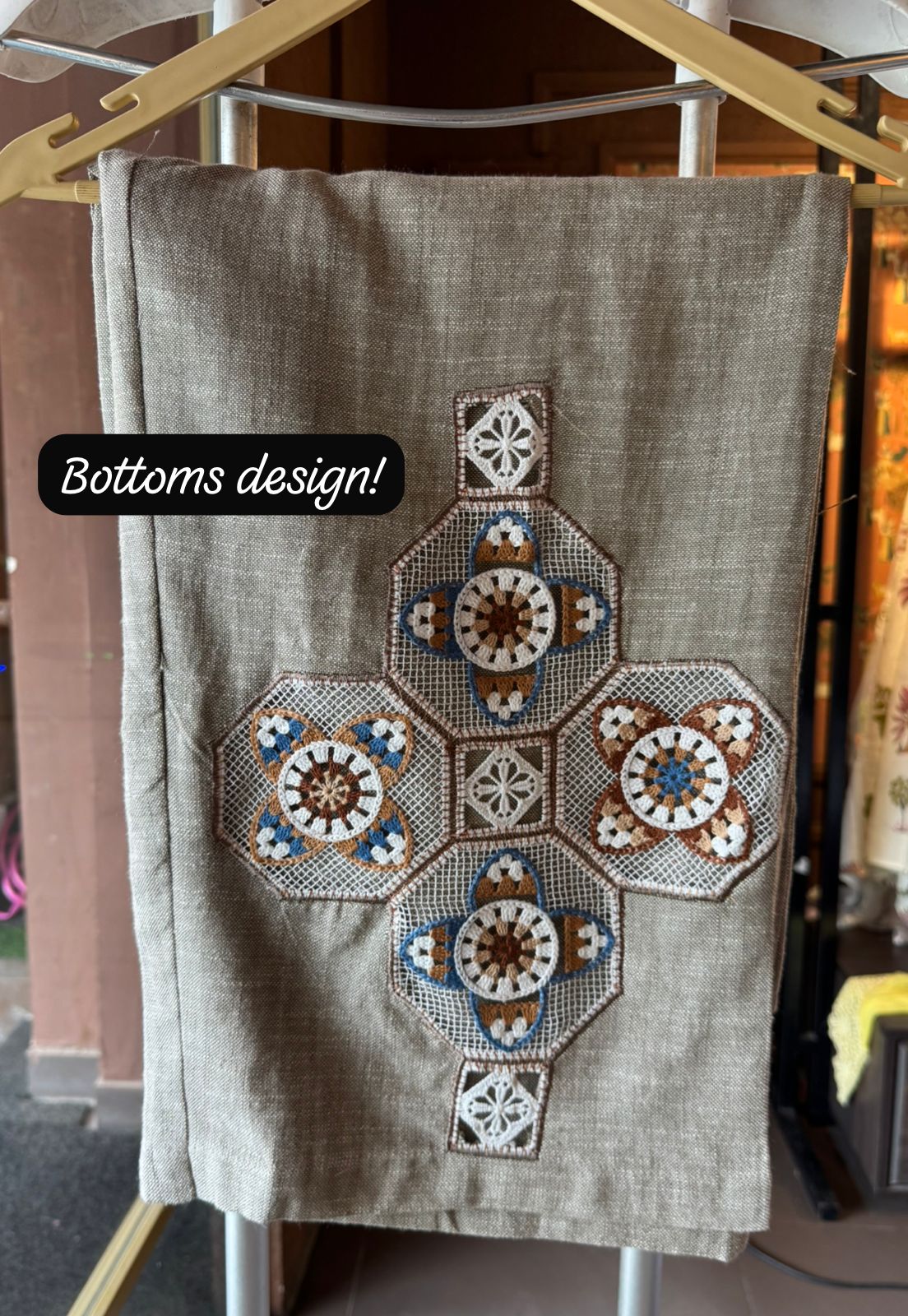 Pure handloom cotton Stitched coord set