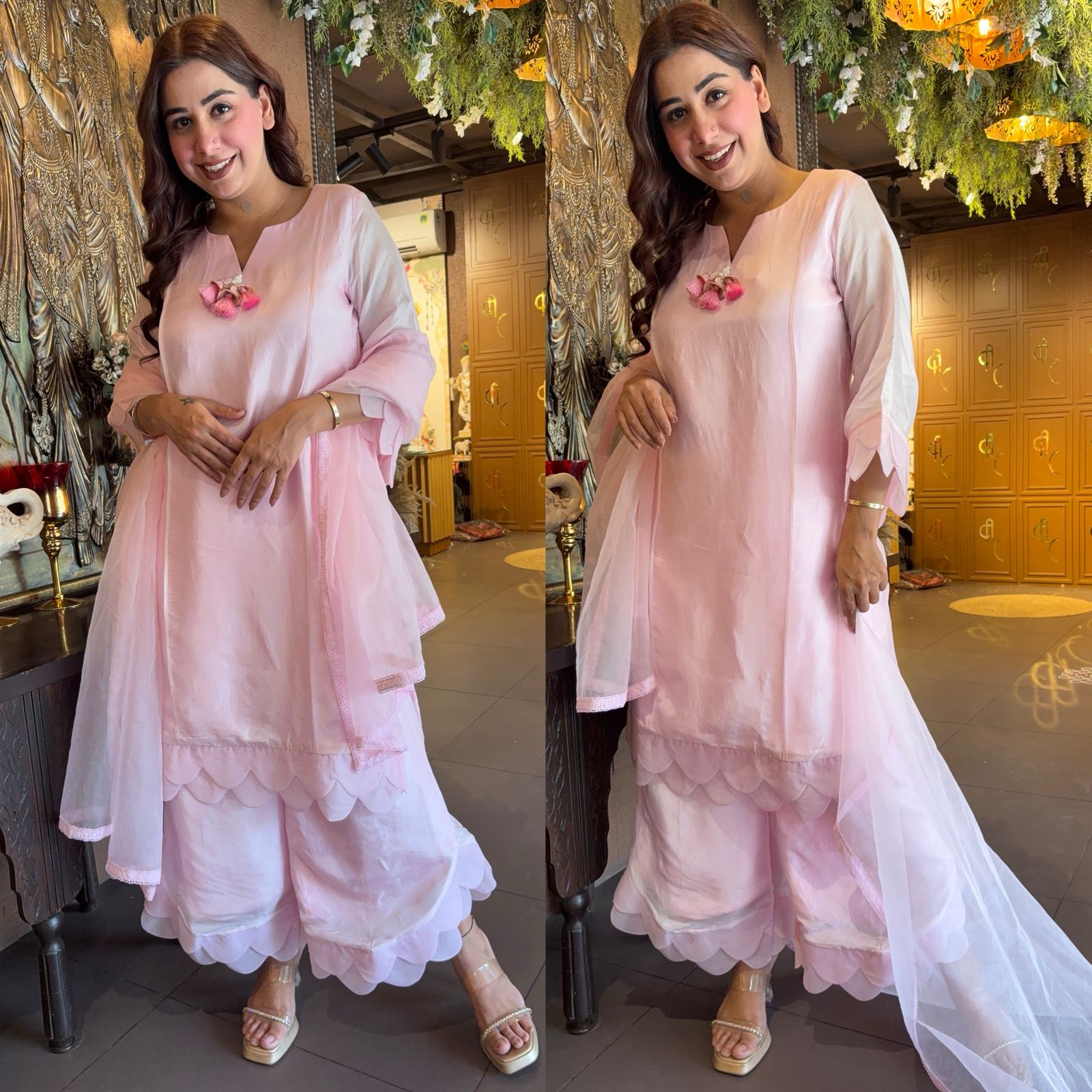 Soft Silk Stitched kurta