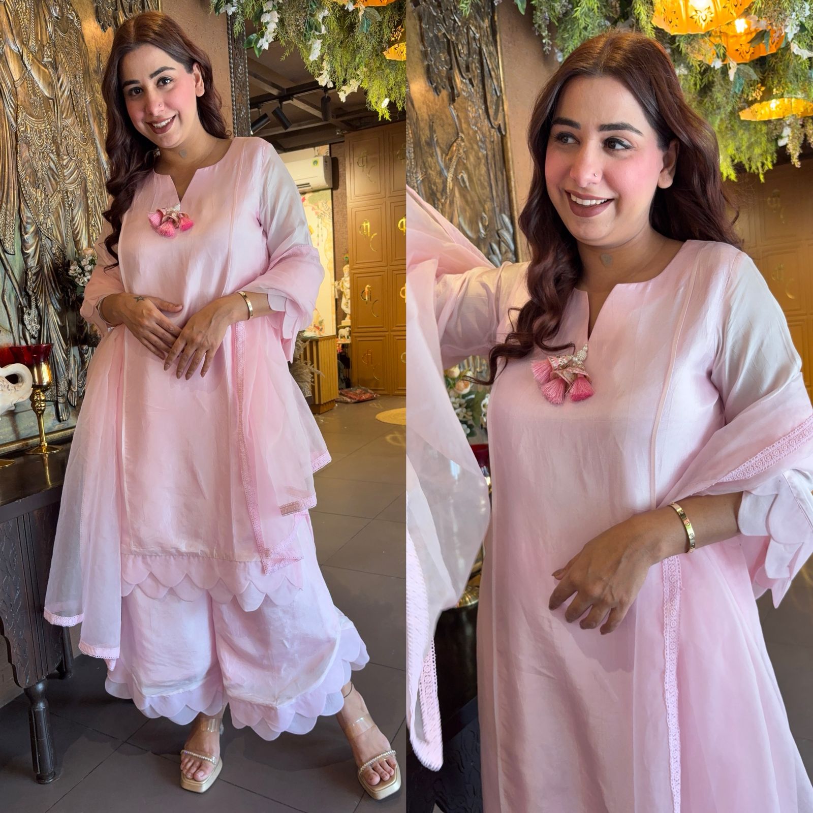 Soft Silk Stitched kurta