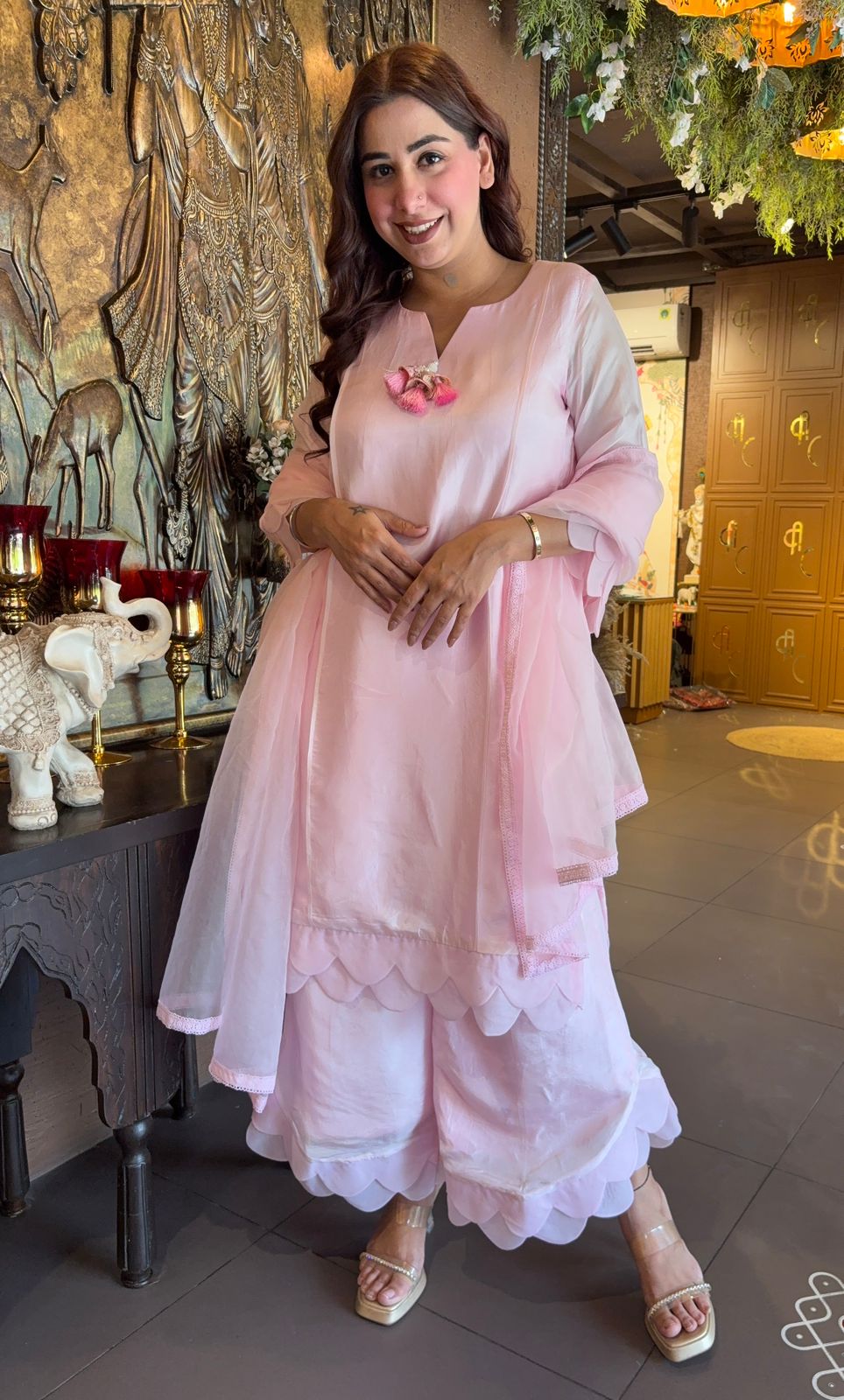 Soft Silk Stitched kurta