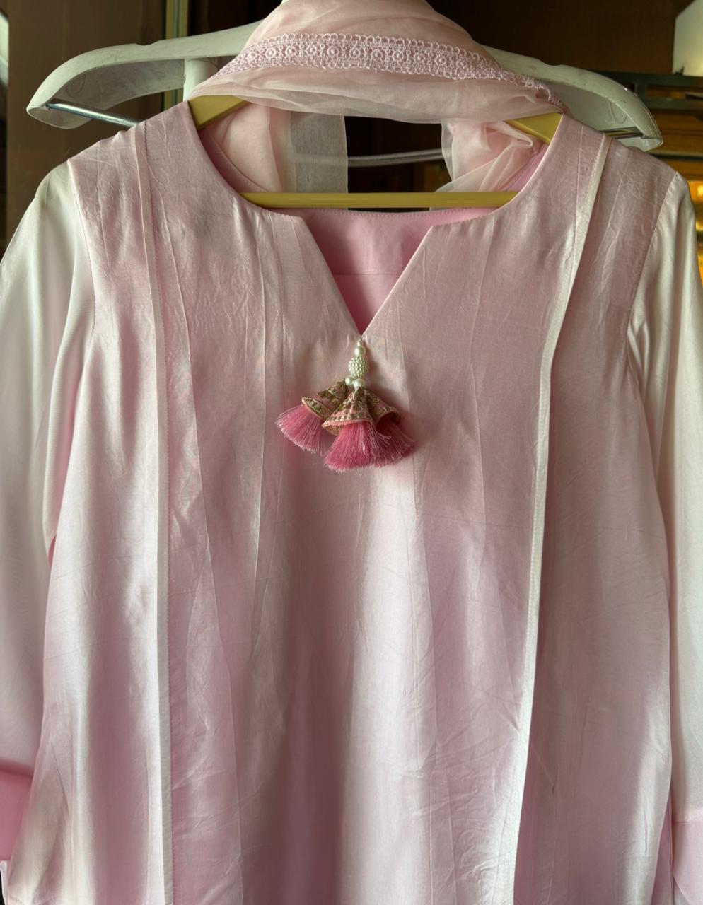 Soft Silk Stitched kurta