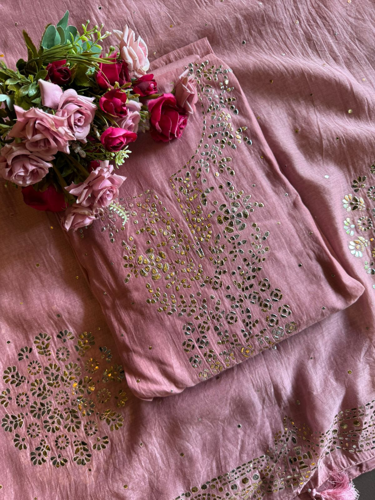 Pure Mul Cotton Unstitched Kurta