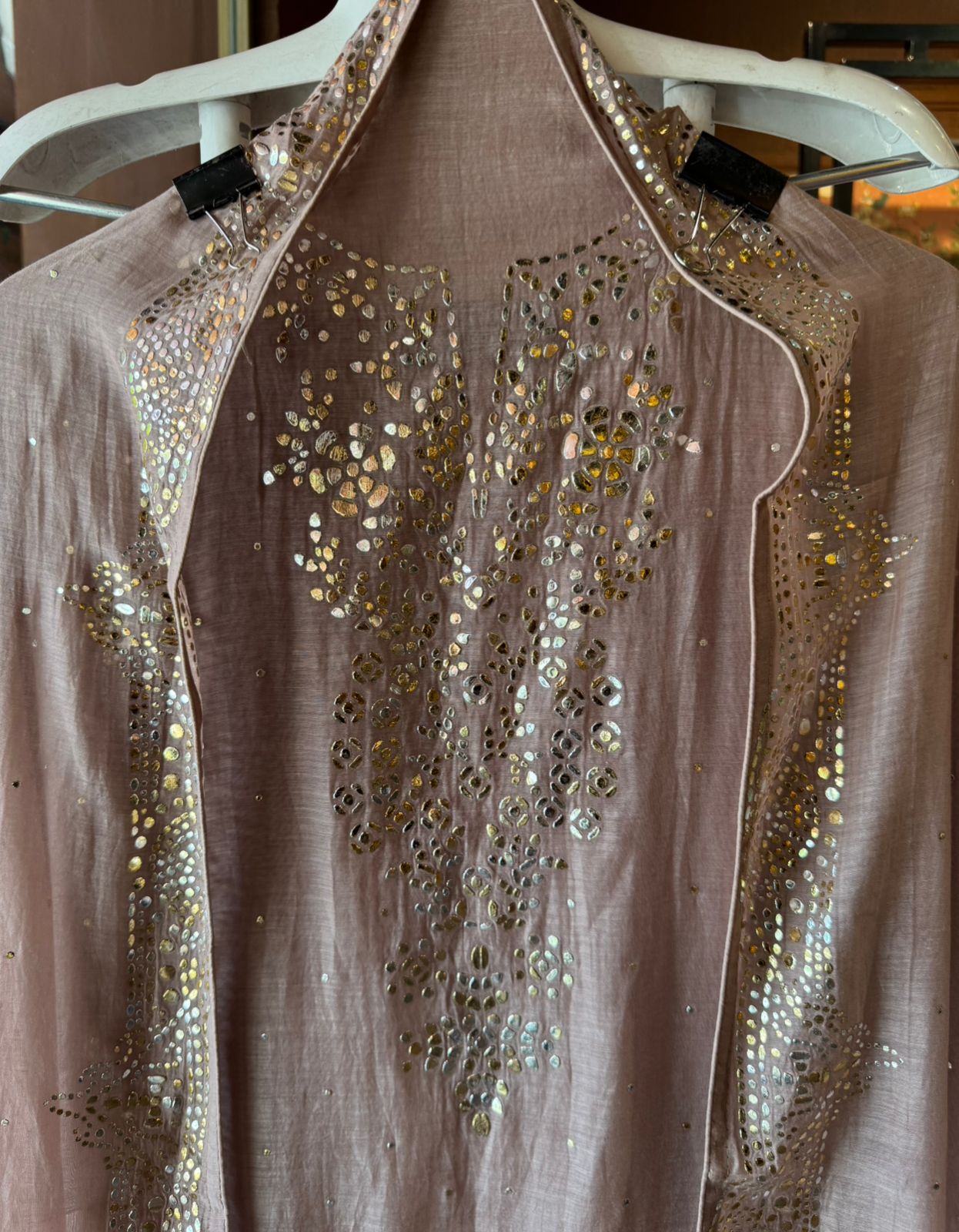 Pure Mul Cotton Unstitched Kurta