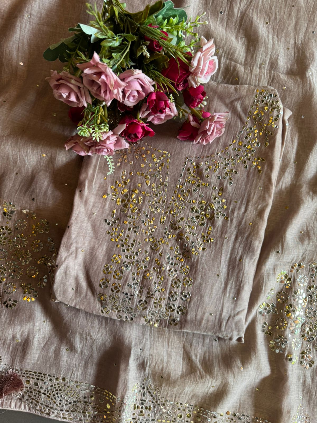 Pure Mul Cotton Unstitched Kurta