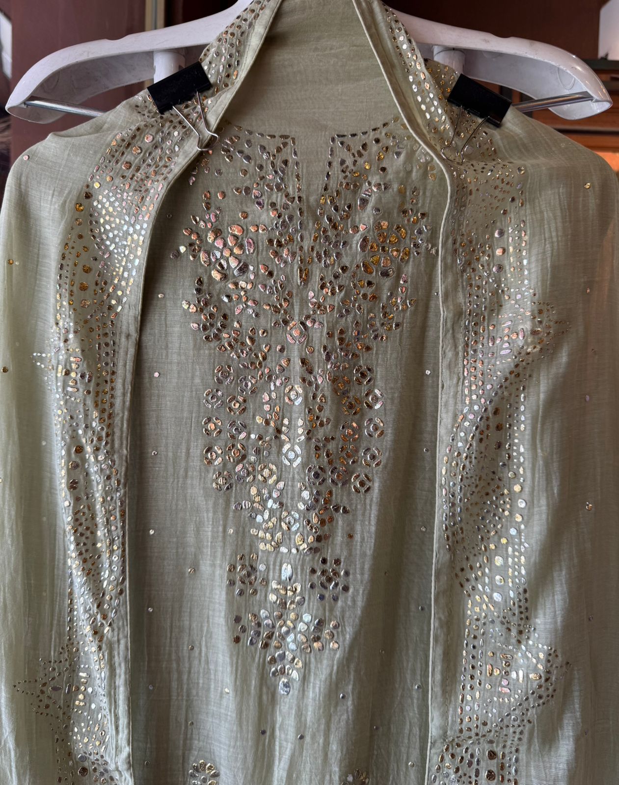 Pure Mul Cotton Unstitched Kurta