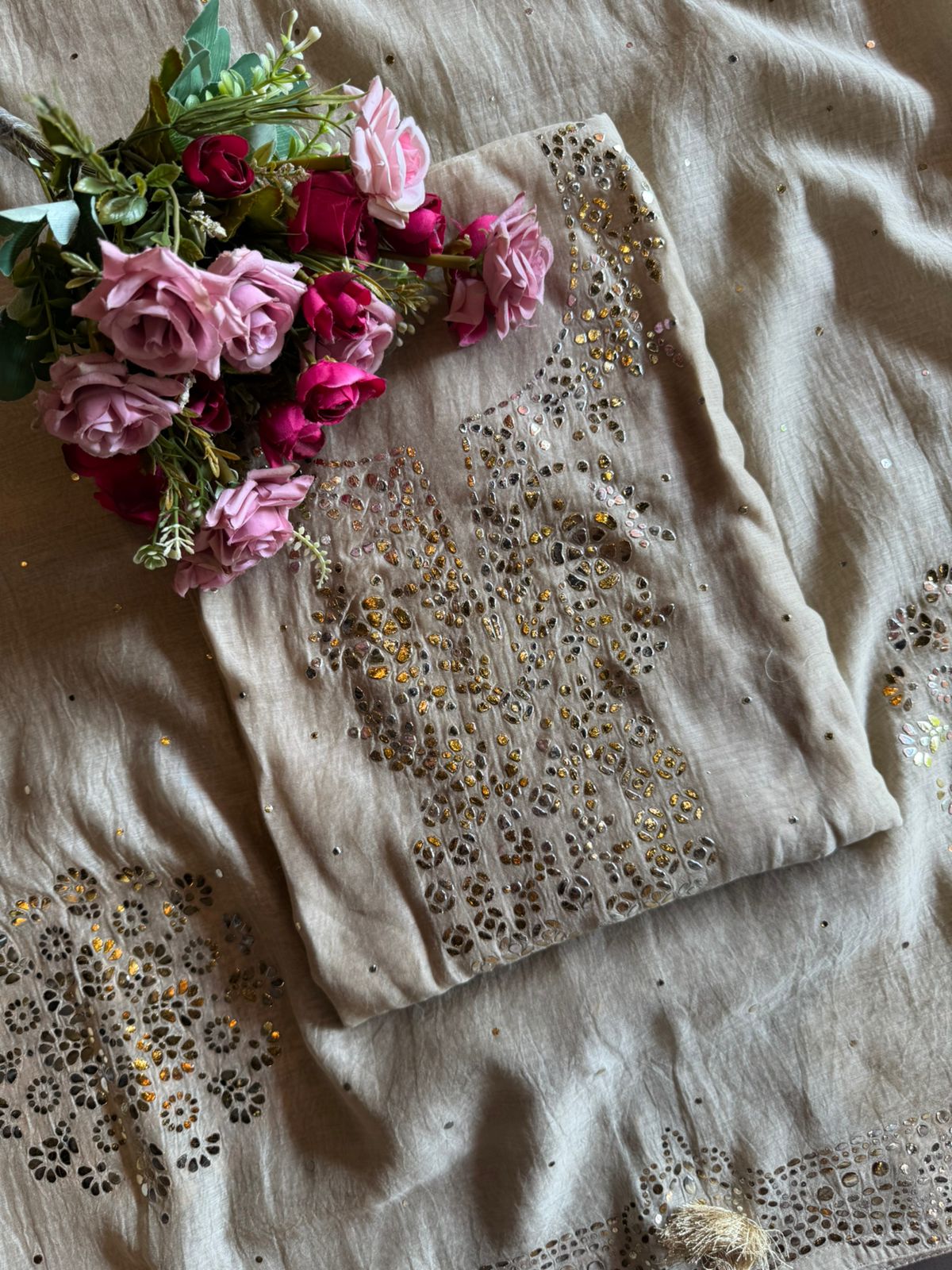 Pure Mul Cotton Unstitched Kurta