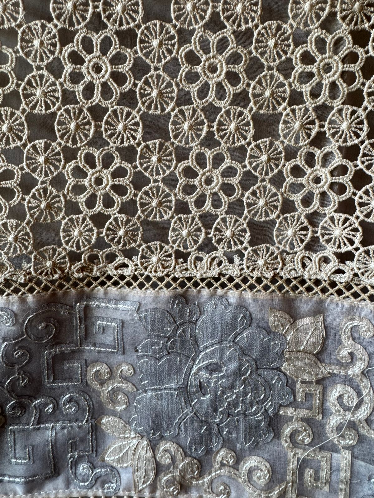 Cotton Crochet 🧶 Unstitched kurta