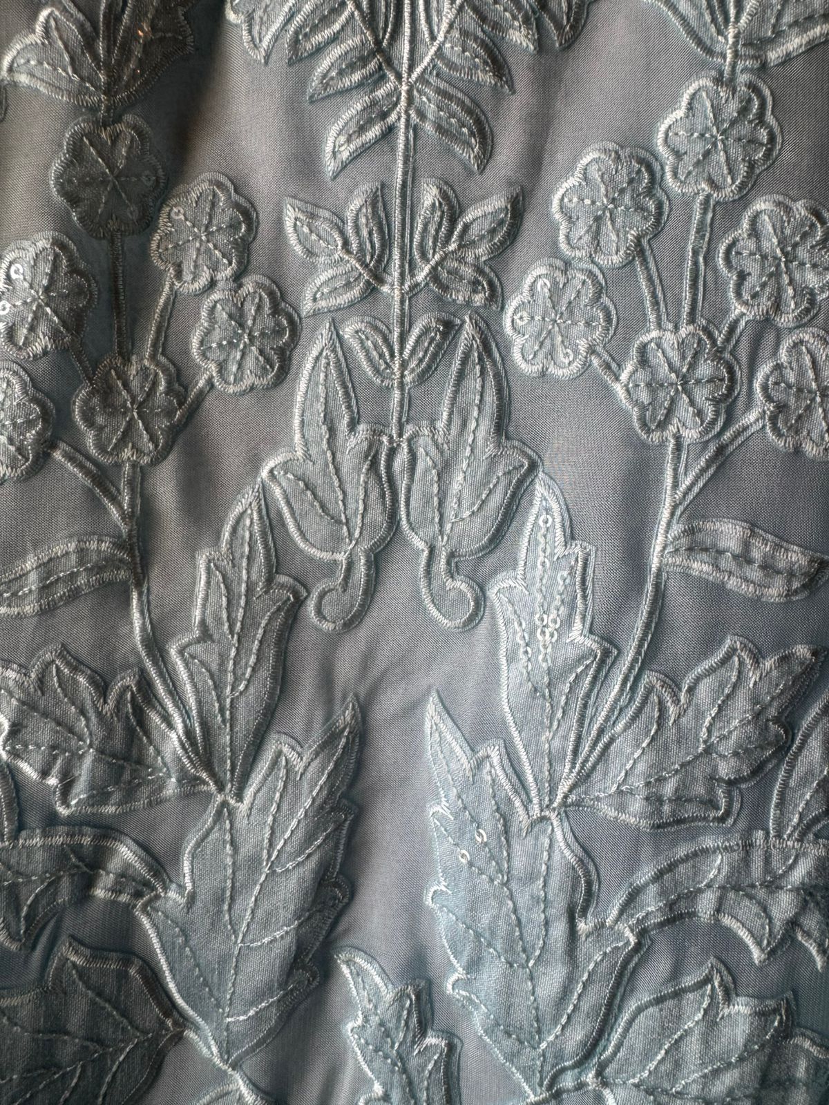 Soft organza Unstitched kurta