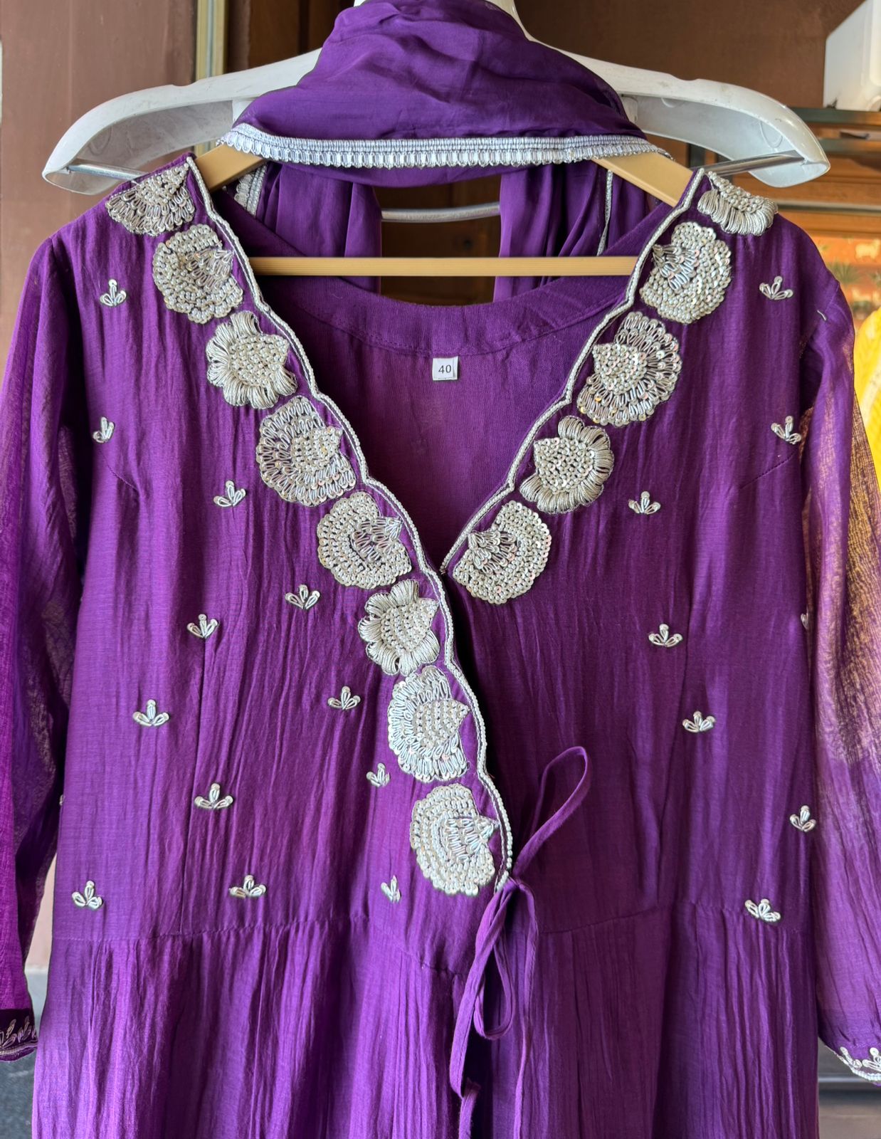 CRUSHED MUL COTTON CHANDERI