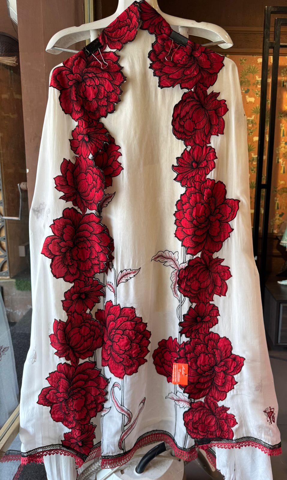 Soft organza Unstitched Suit