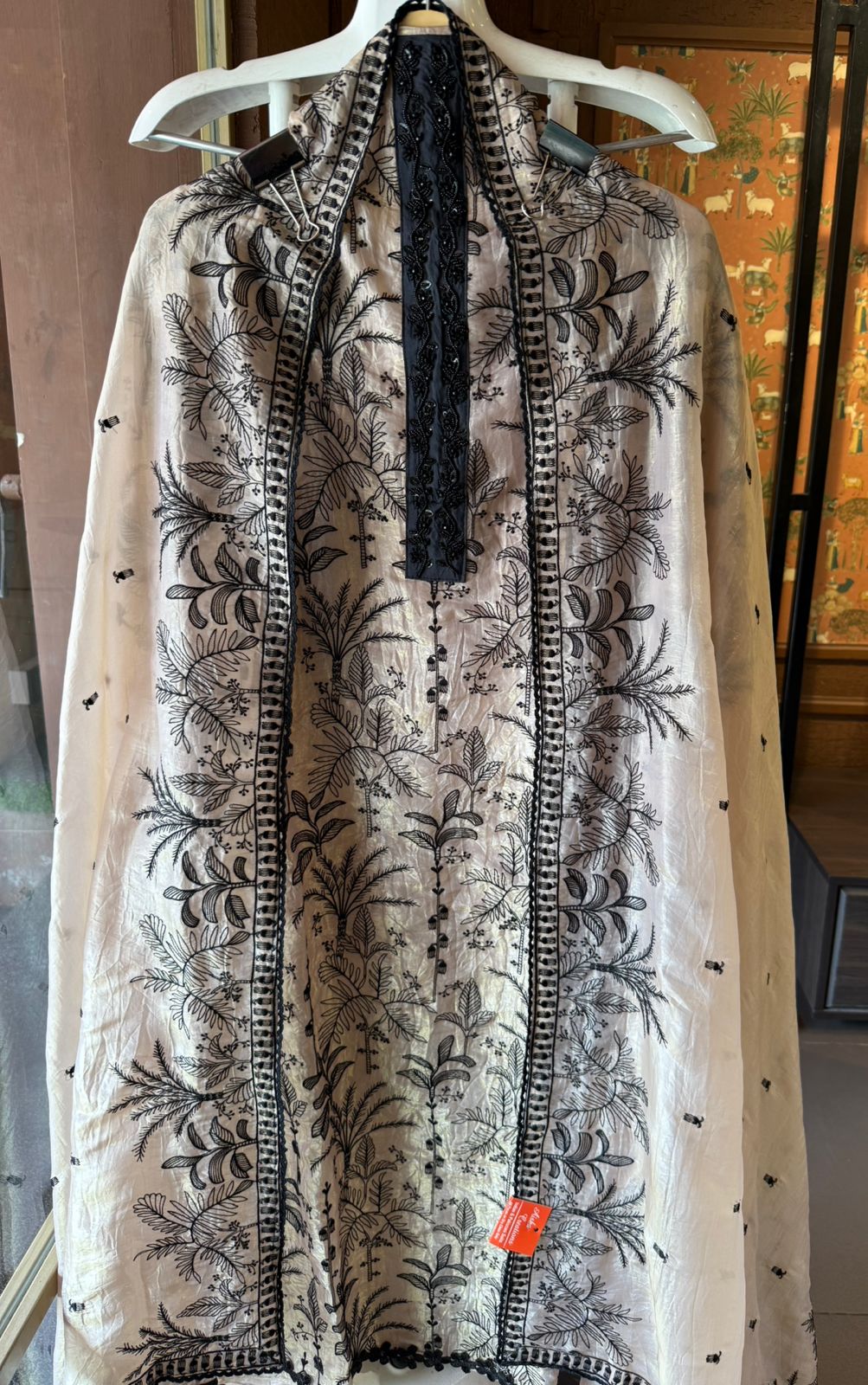 Pure crushed glass tissue shirt