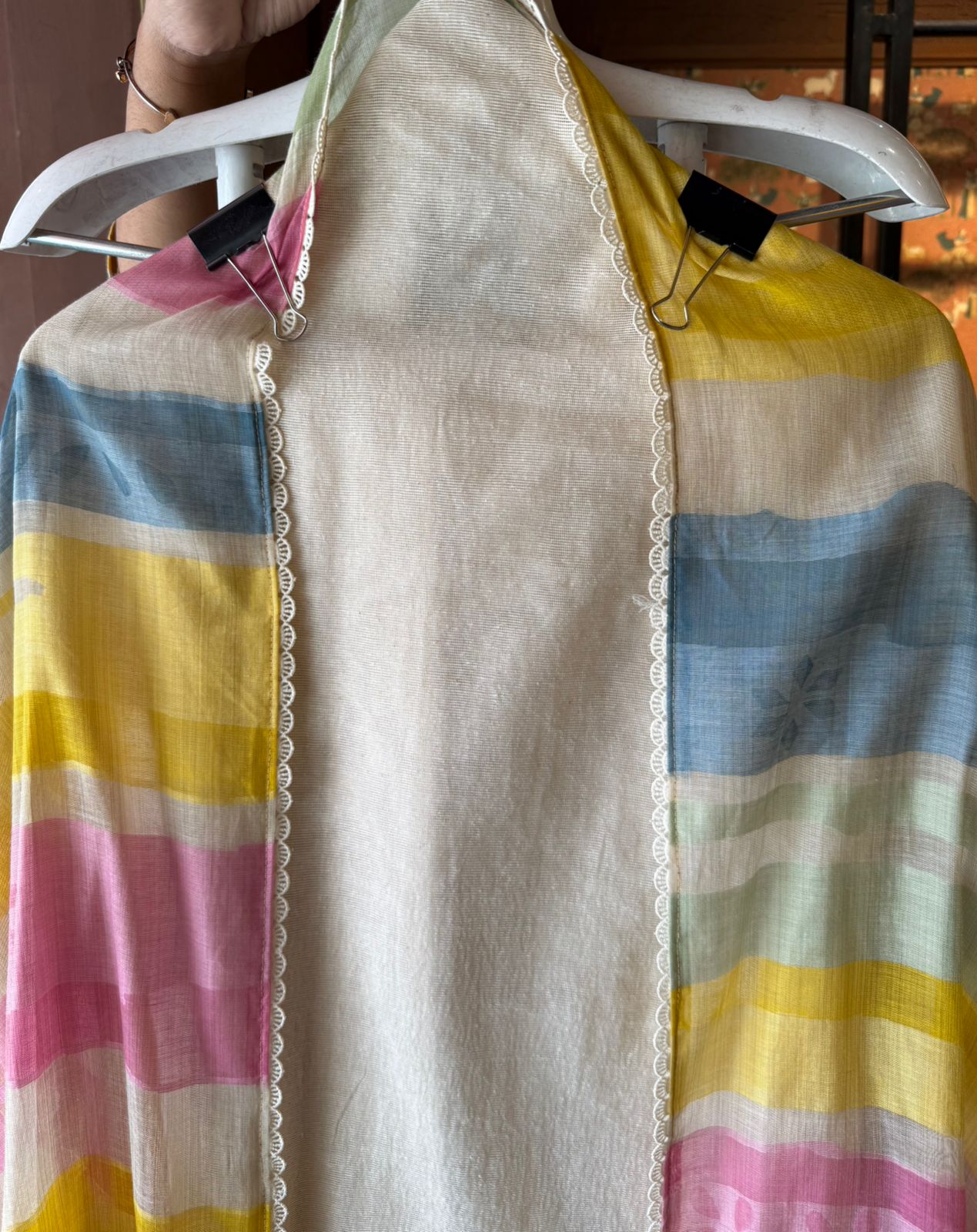 KHAADI Cotton Unstitched Shirt