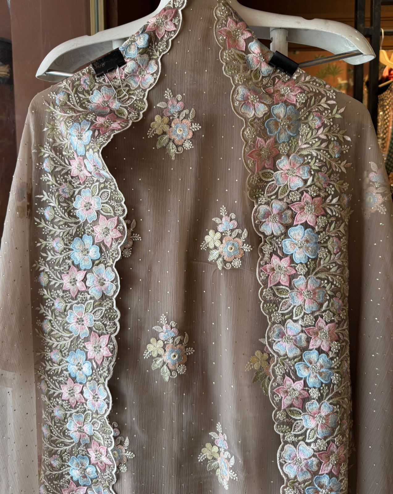 Pure Chiffon Georgette Unstitched suits