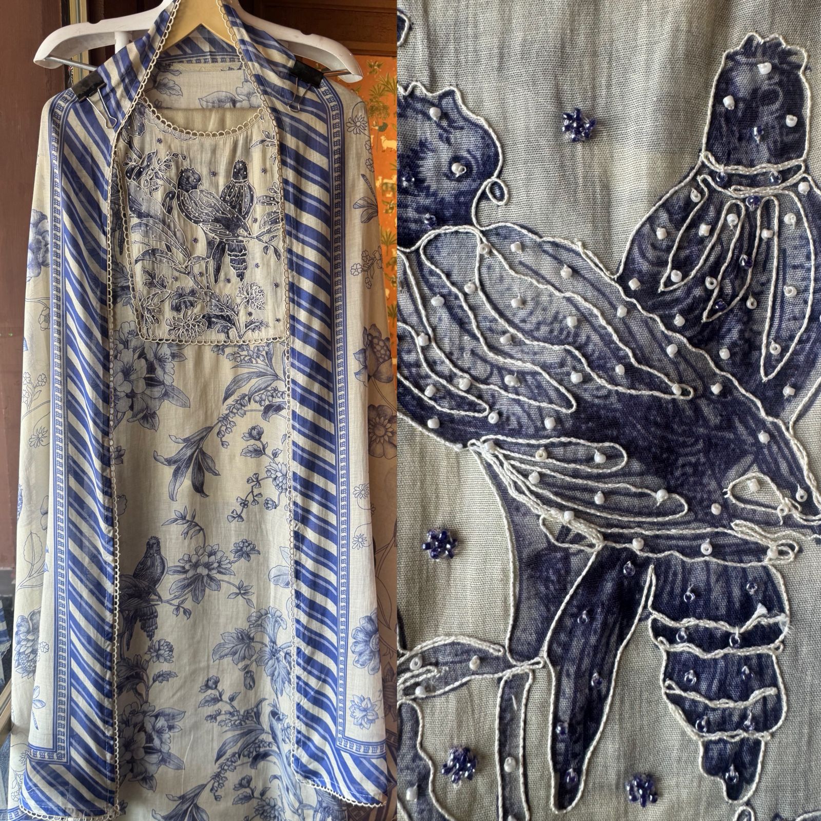 Pure Mul Cotton digital printed shirt