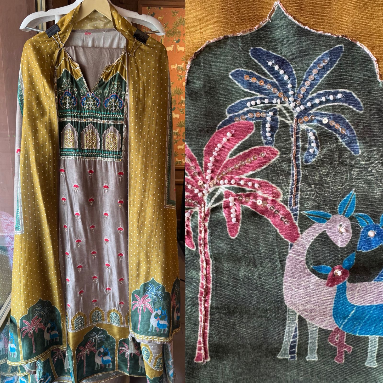 Pure Silk Unstitched Suit