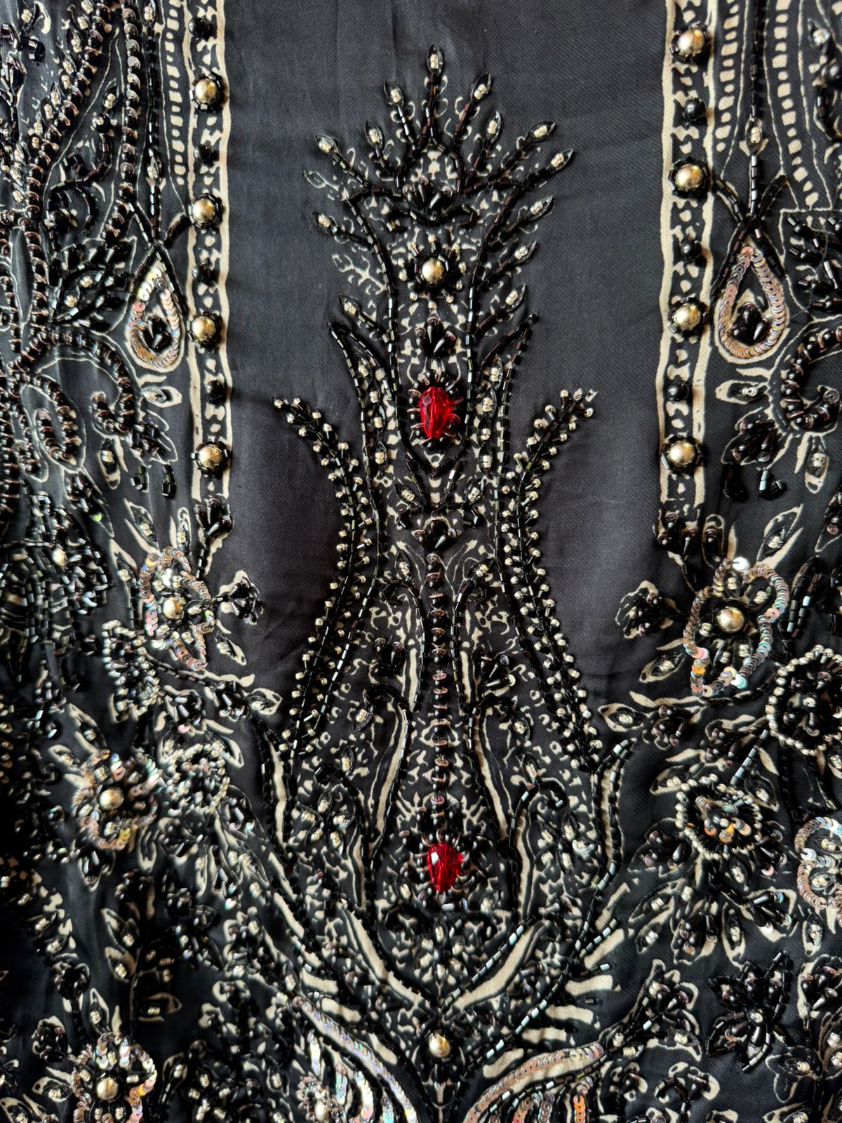 Soft Satin Silk Unstitched designer suit