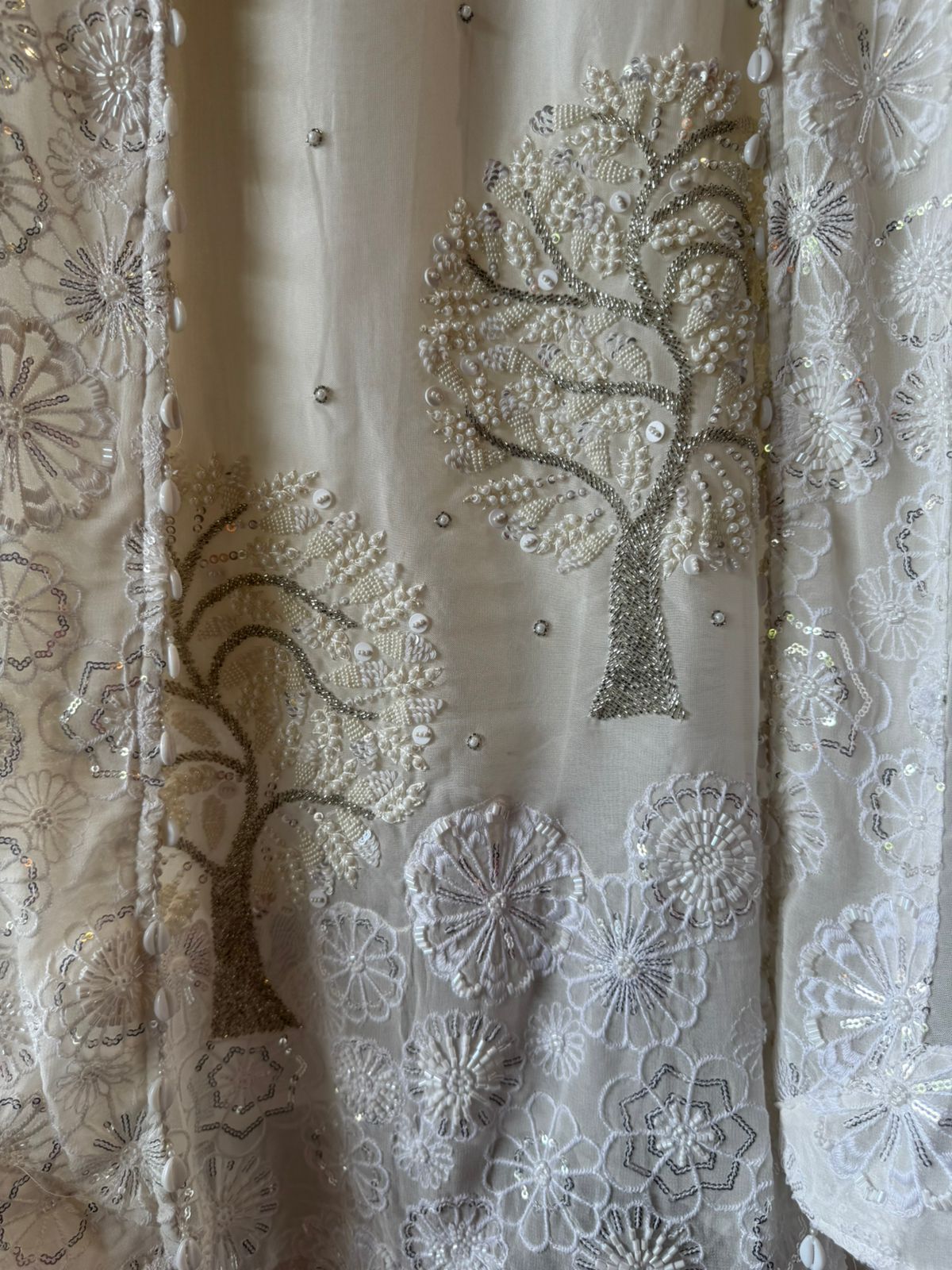 Soft Organza Unstitched Suit